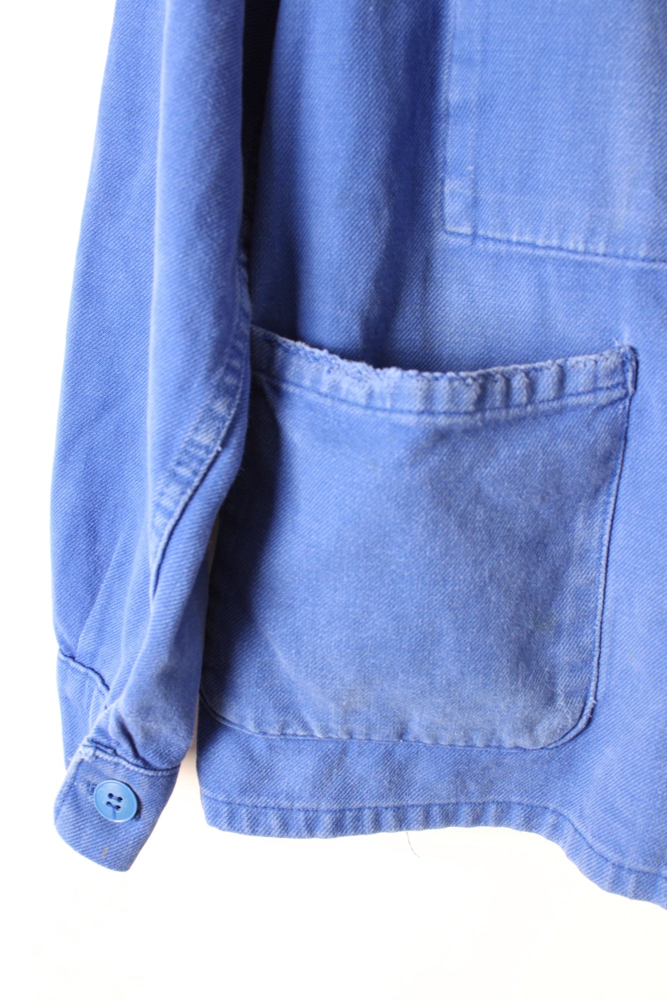 VINTAGE WORK CHORE JACKET BLEU DE TRAVAIL - XS/S
