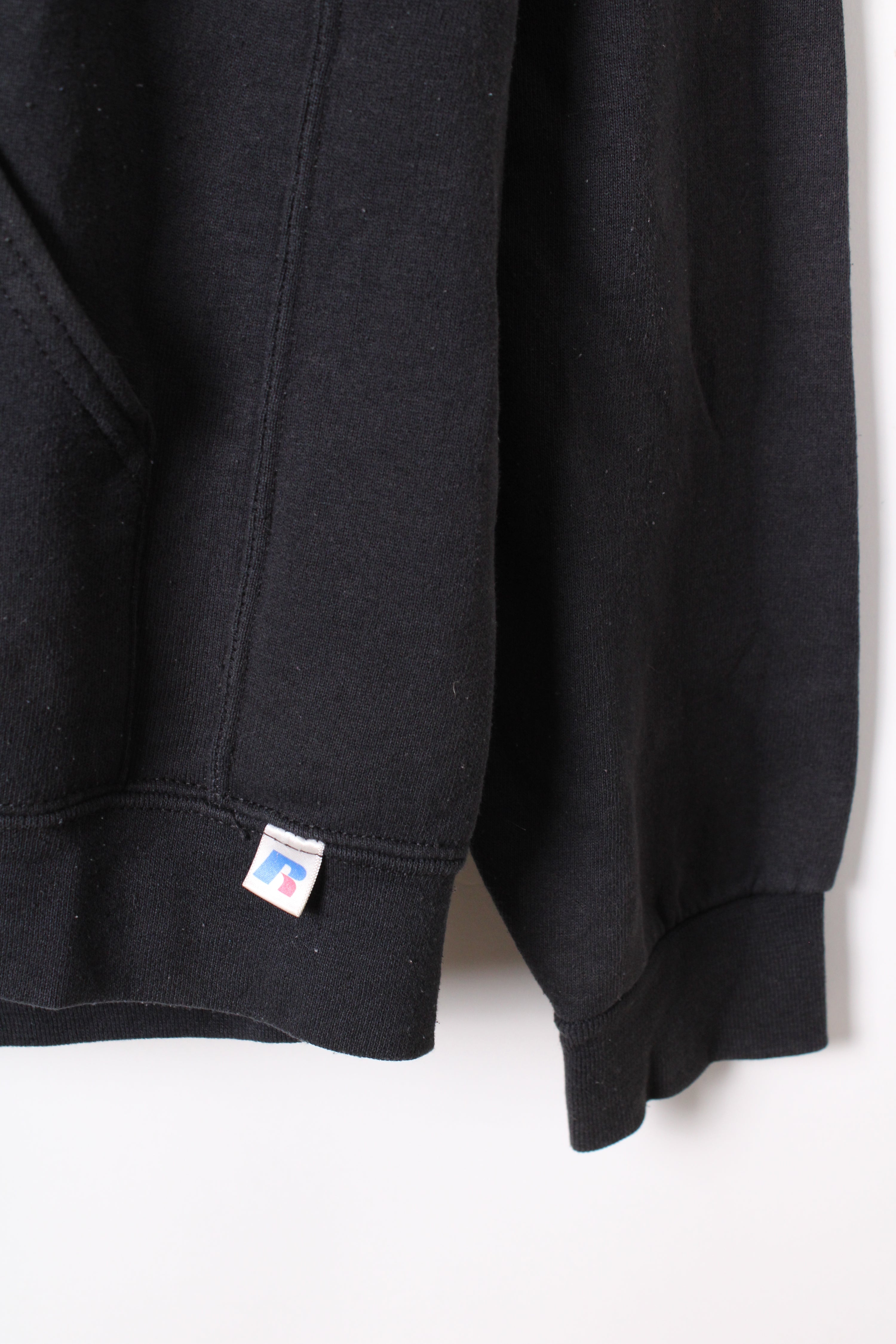 RUSSELL ATHLETIC VINTAGE HOODIE BLACK CHICAGO STATE - L