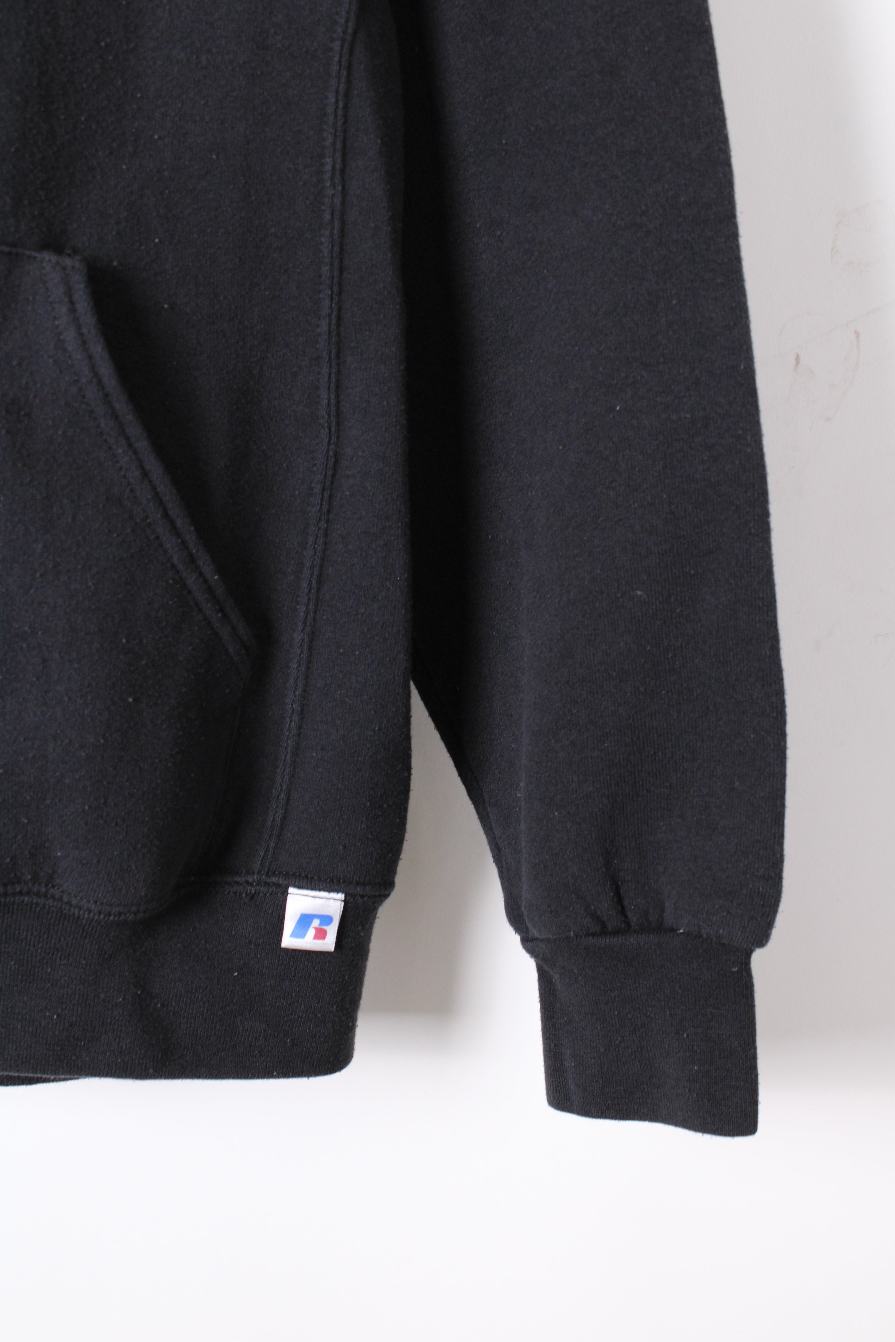 RUSSELL ATHLETIC VINTAGE HOODIE BLACK ALCOA - S