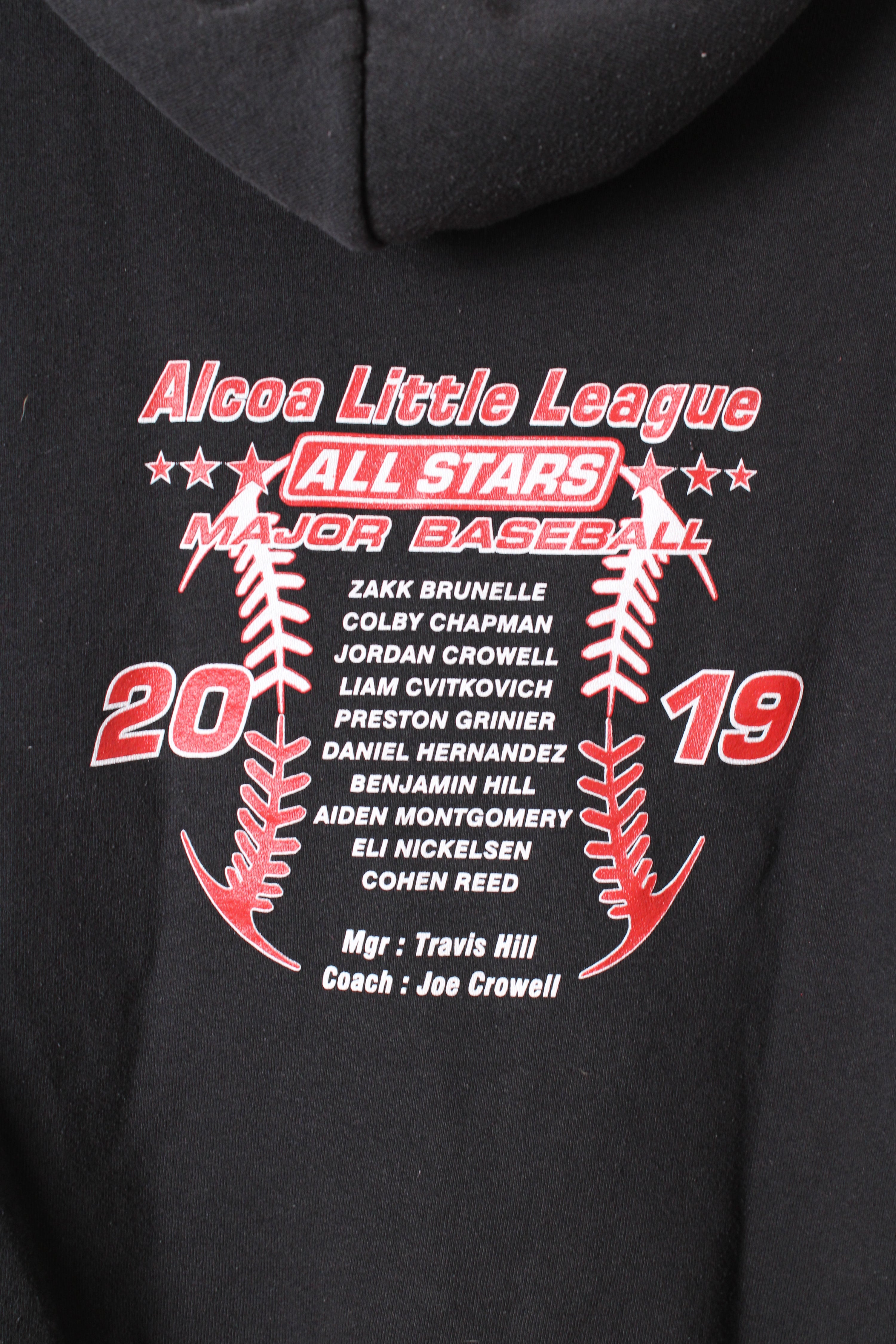 RUSSELL ATHLETIC VINTAGE HOODIE BLACK ALCOA - S