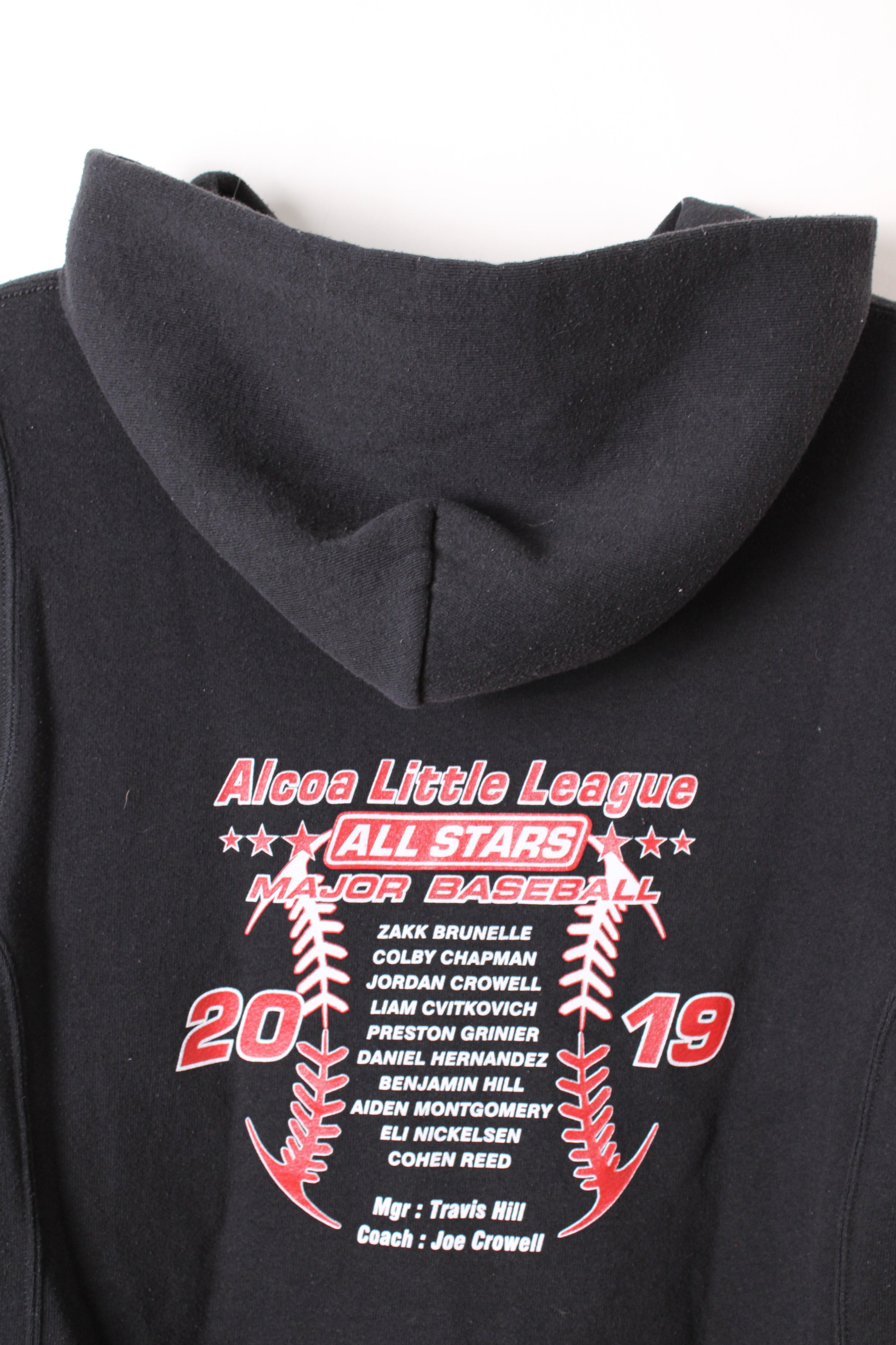 RUSSELL ATHLETIC VINTAGE HOODIE BLACK ALCOA - S
