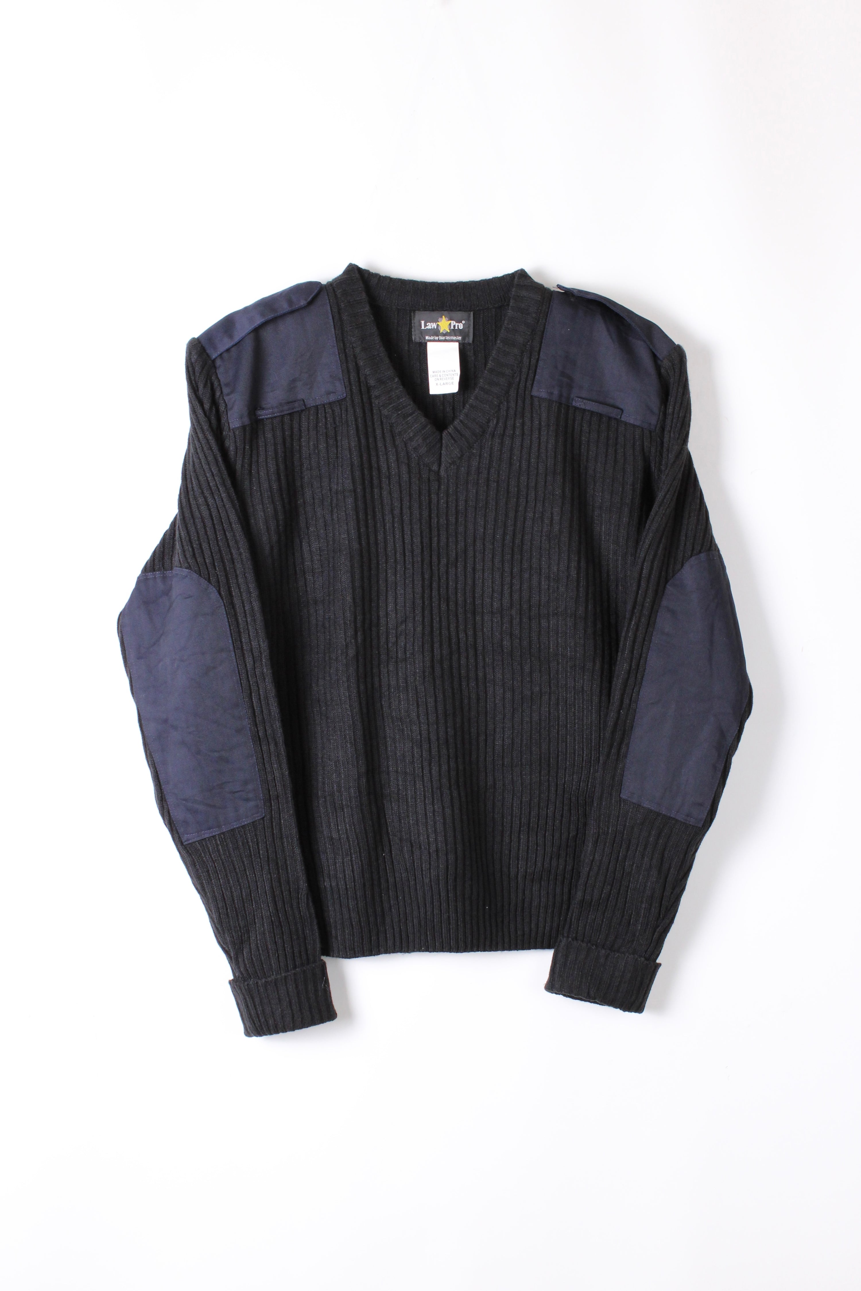 US ARMY VINTAGE SWEATER NAVY BLUE - XL