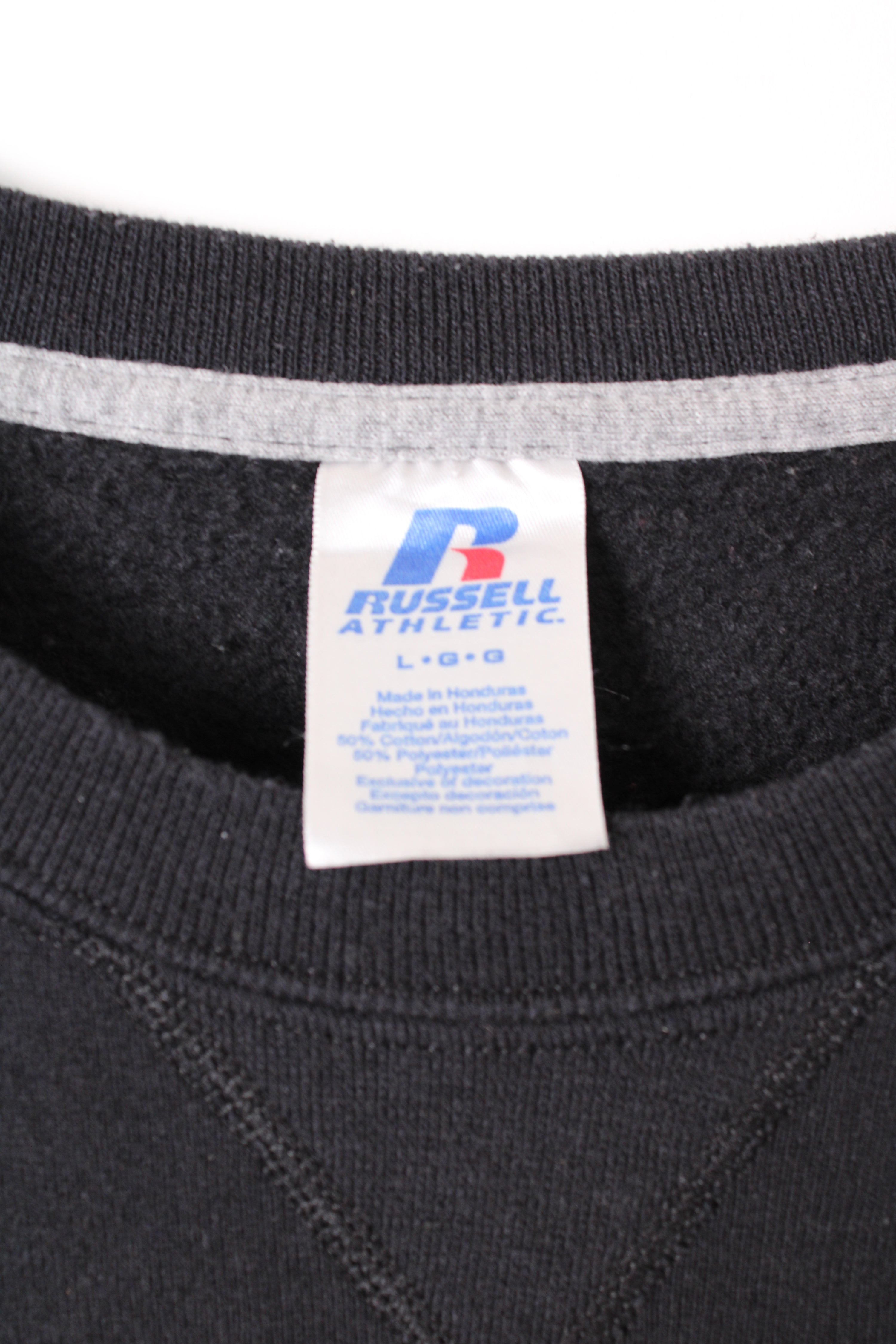 RUSSELL ATHLETIC VINTAGE CREWNECK BLACK AUSTIN PEAY - LARGE