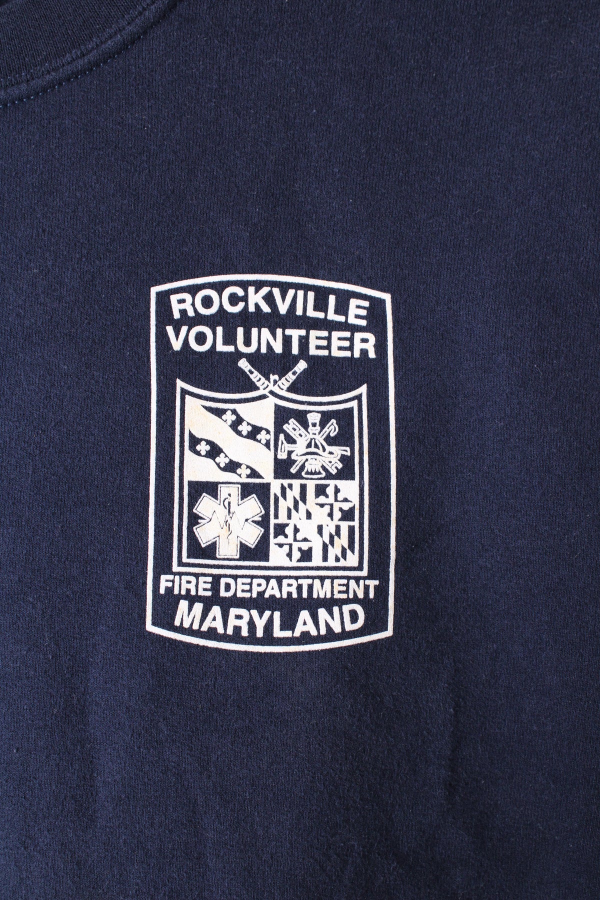 US FIREMAN VINTAGE SWEATSHIRT BLUE - M