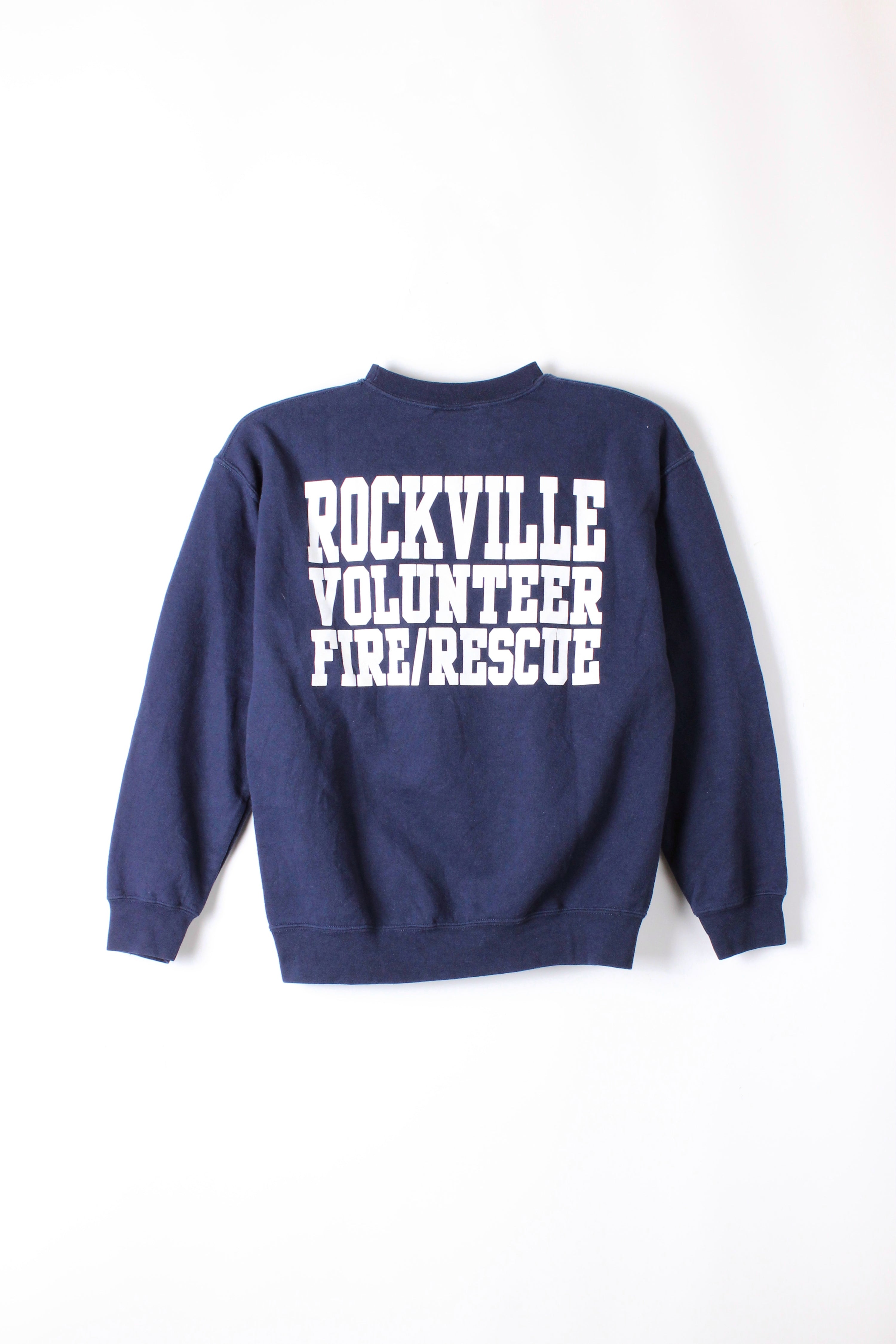US FIREMAN VINTAGE SWEATSHIRT BLUE - M