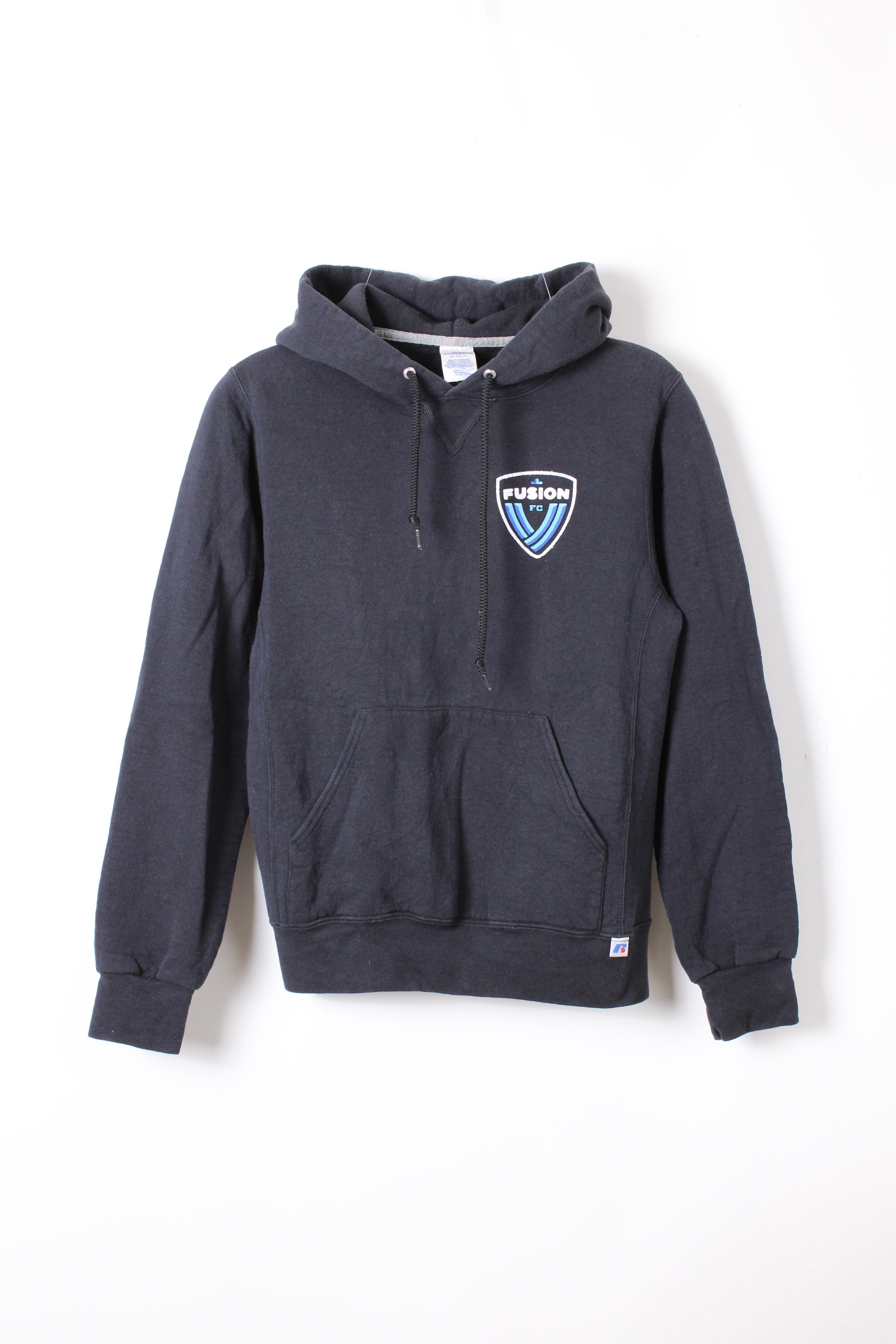 RUSSELL ATHLETIC VINTAGE HOODIE BLACK FUSION FC - S