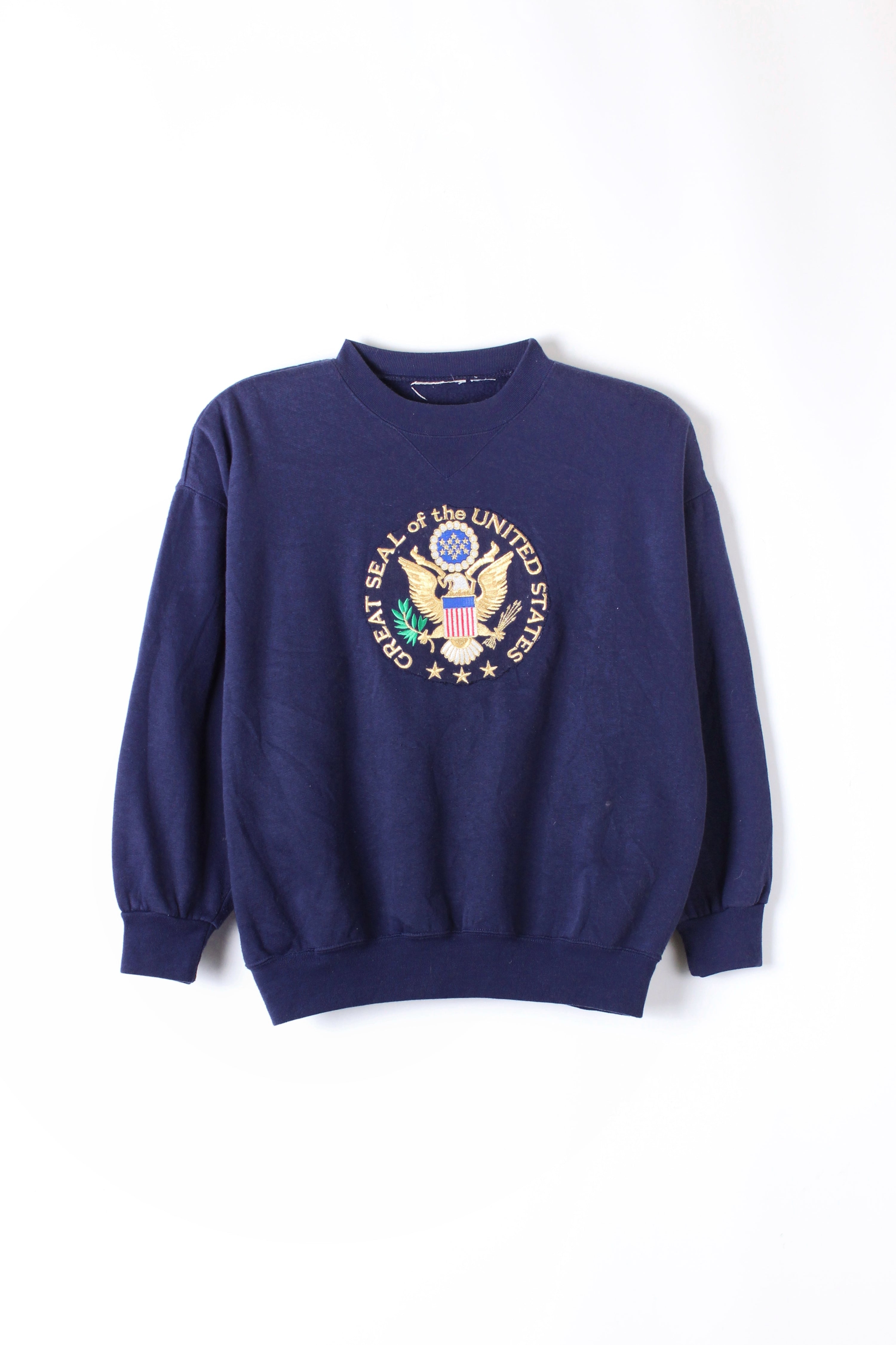 US ARMY NAVY SEALS VINTAGE SWEATSHIRT BLUE - S/M