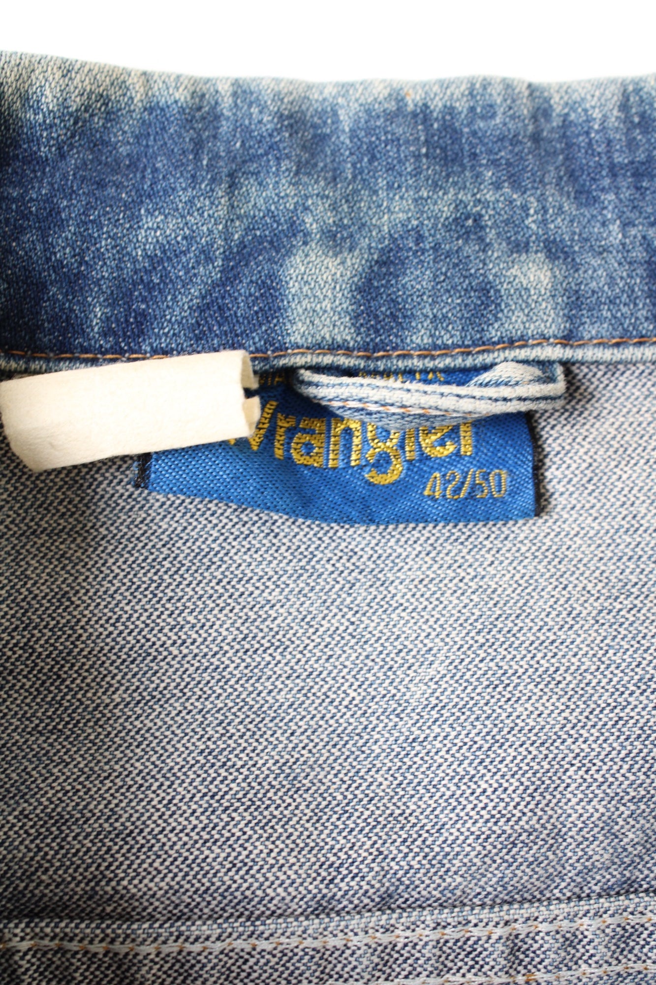 WRANGLER VINTAGE DENIM TRUCKER JACKET VTG BLUE - S/M