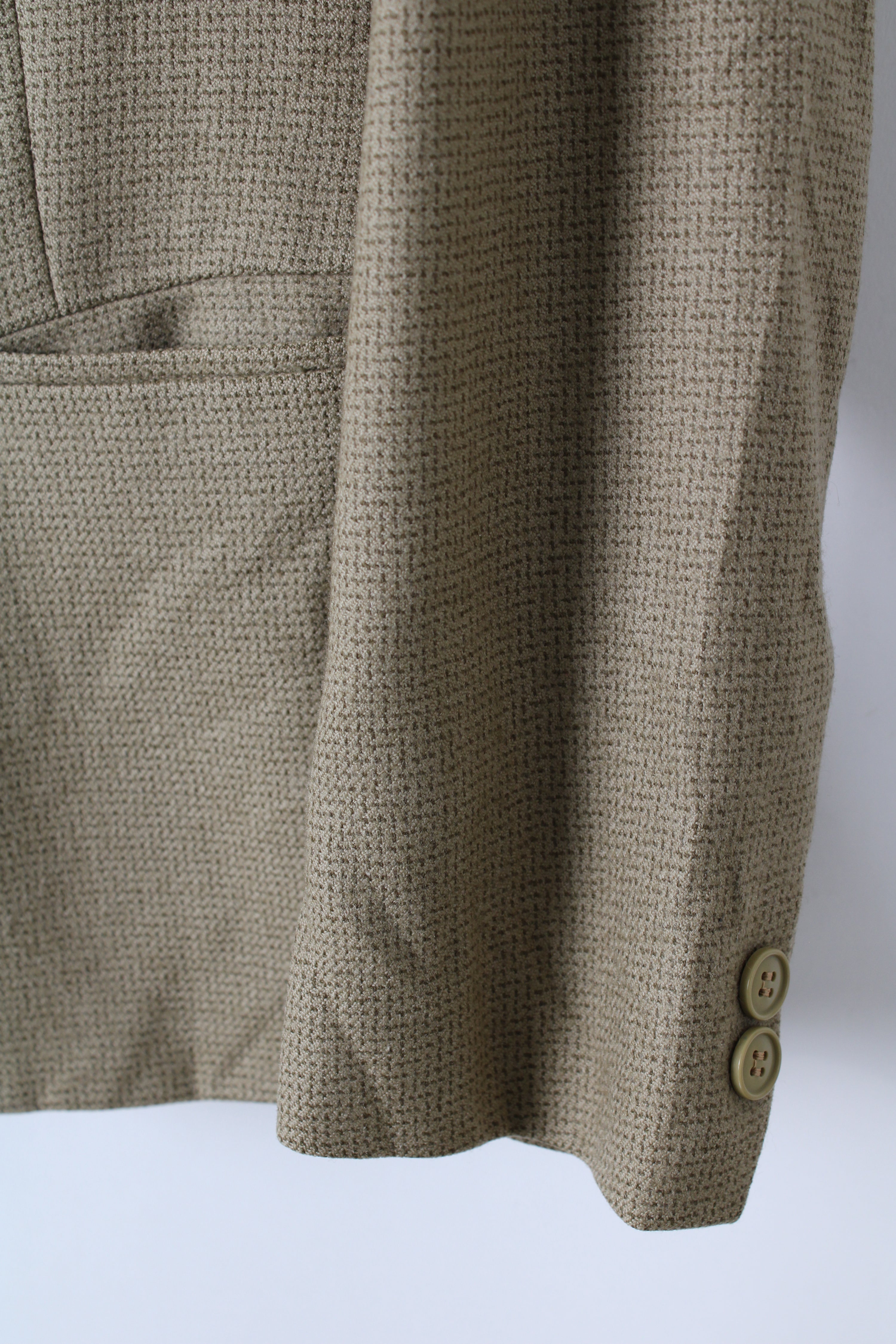 BURBERRY VINTAGE WOOL BLAZER BEIGE - XS/S