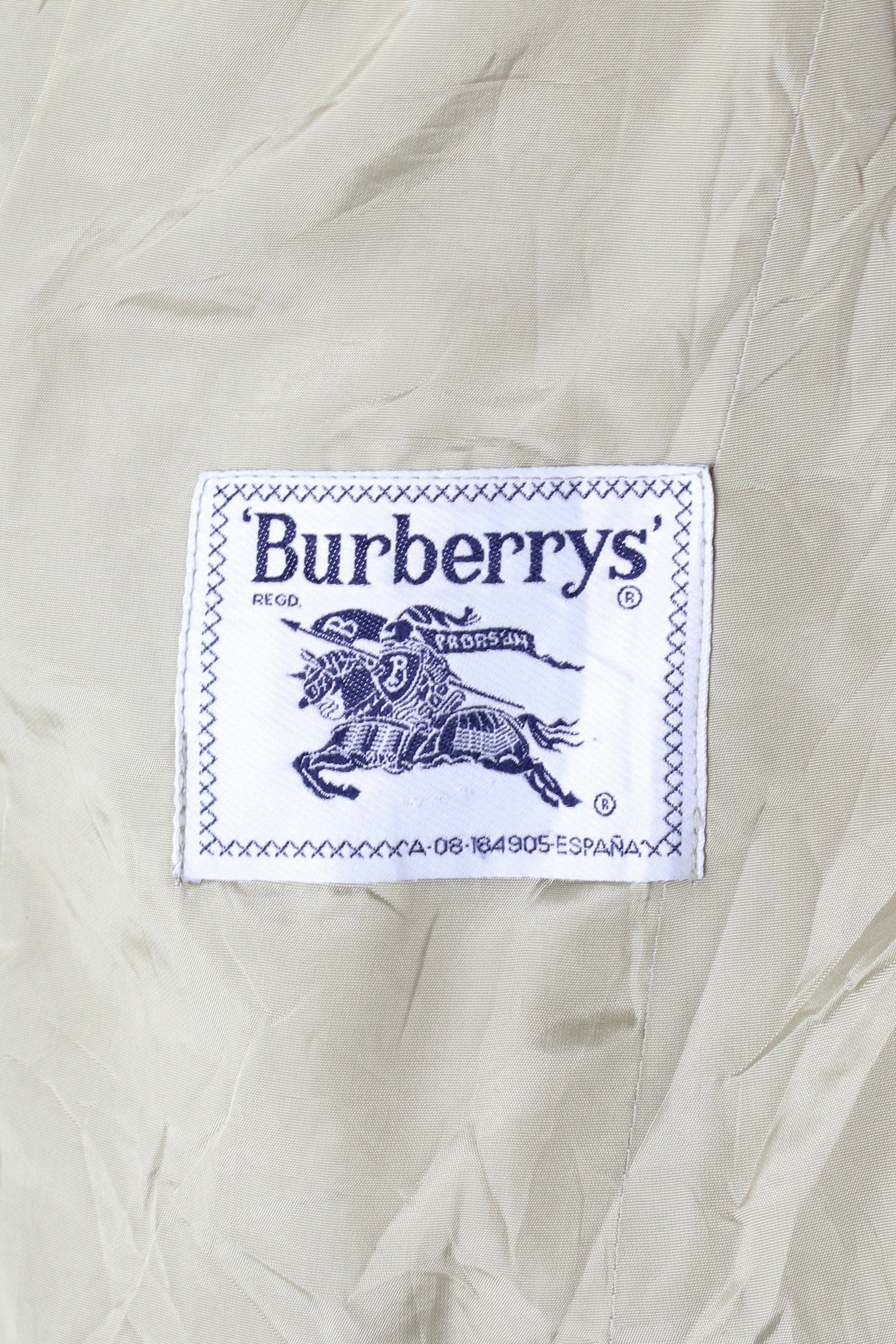 BURBERRY VINTAGE WOOL BLAZER BEIGE - XS/S