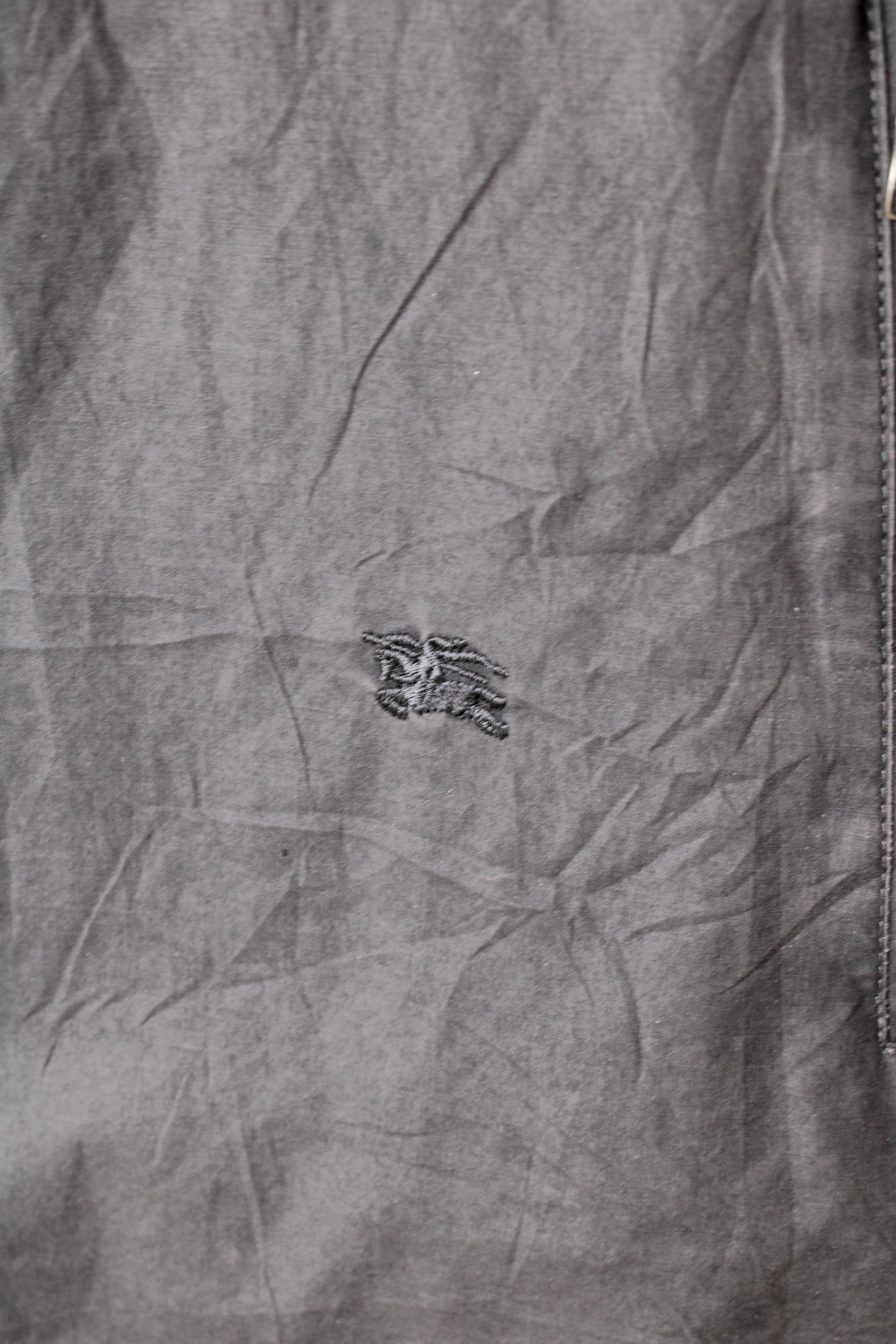 BURBERRY VINTAGE JACKET WITH COATING GREY - M/L