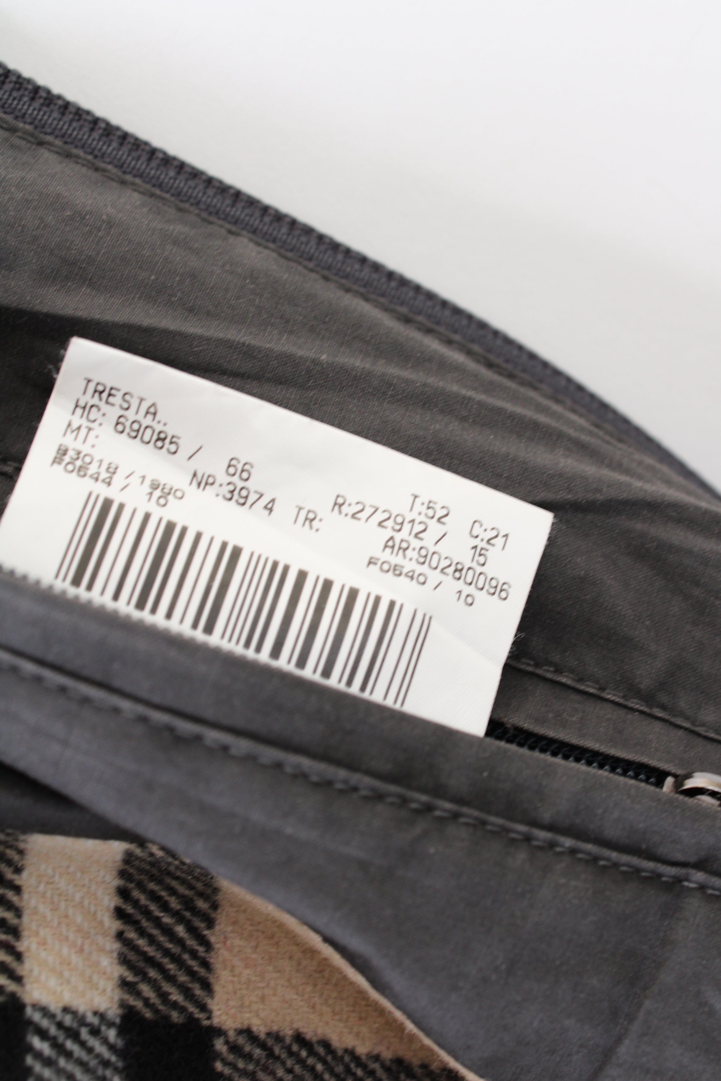 BURBERRY VINTAGE JACKET WITH COATING GREY - M/L