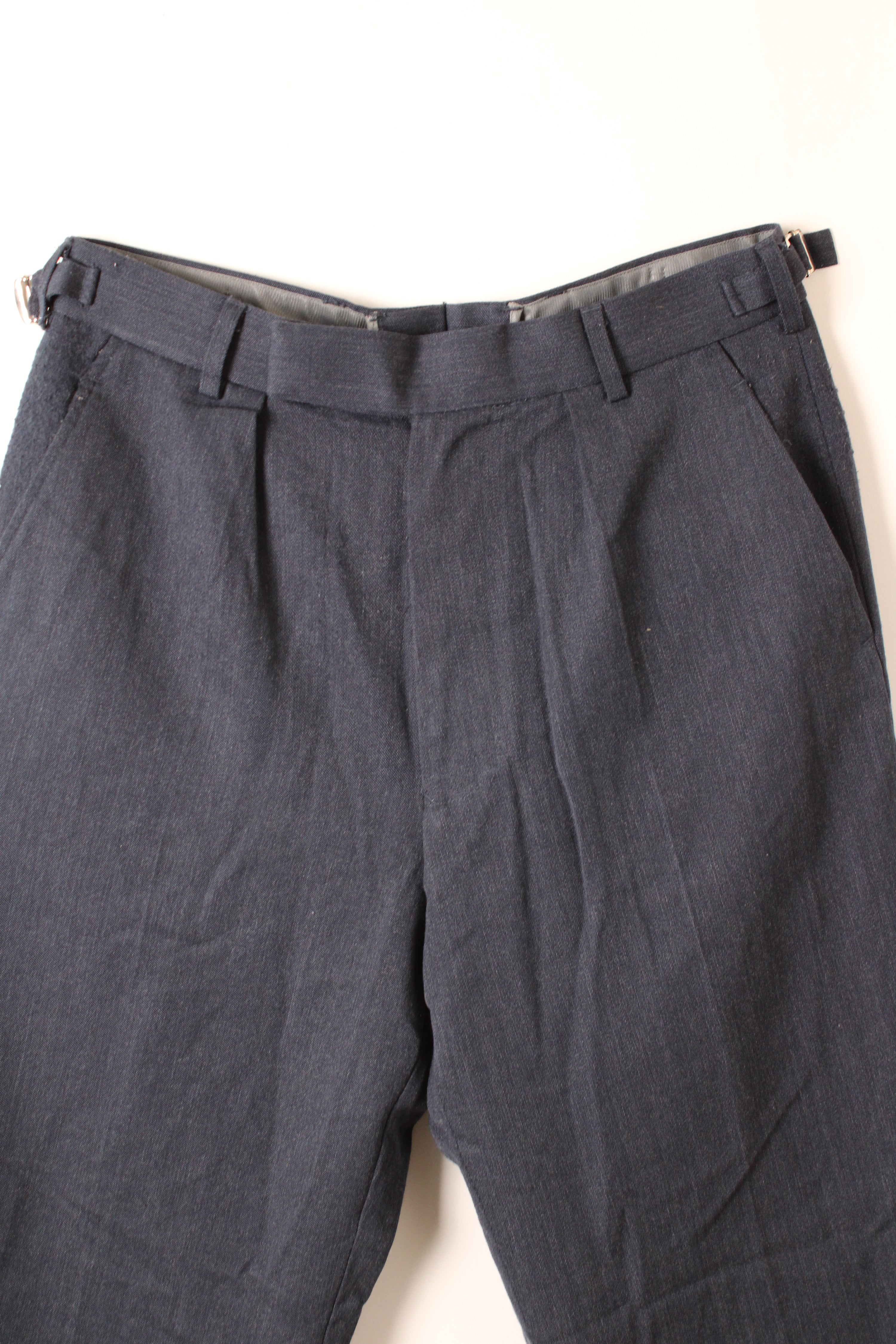 BRITISH AIR FORCE WOOL TAILOR PANTS BLUE