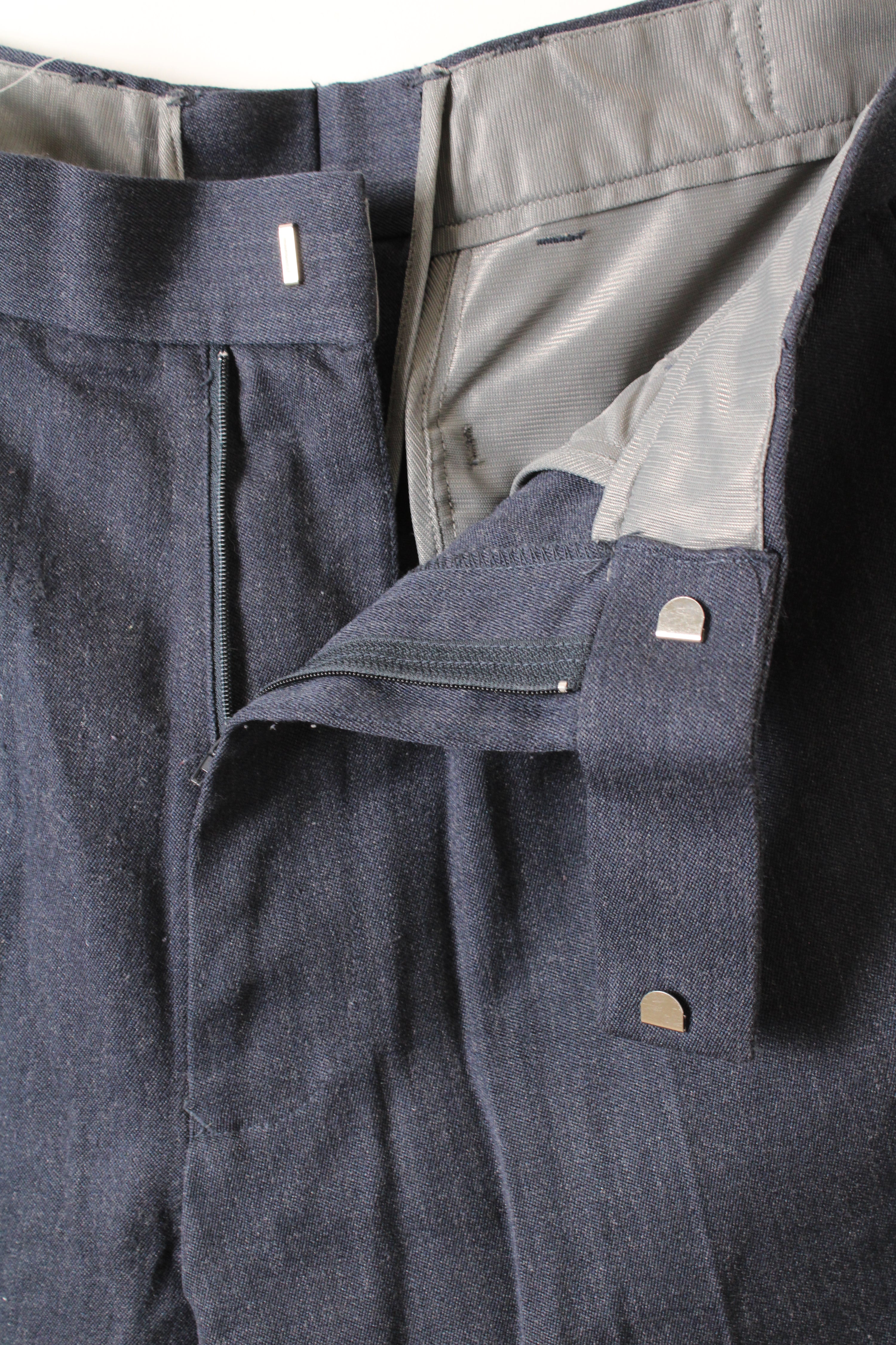 BRITISH AIR FORCE WOOL TAILOR PANTS BLUE