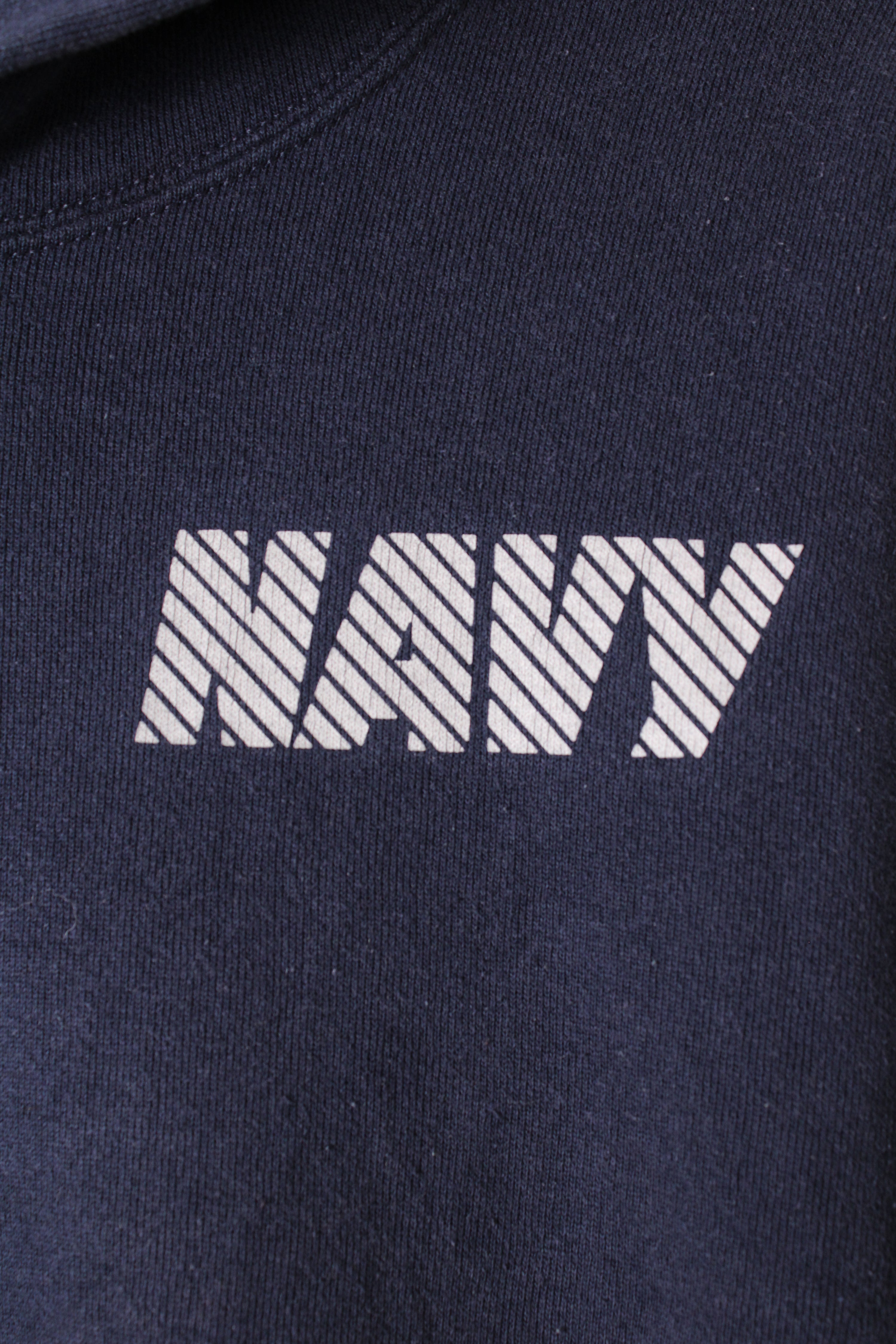 US NAVY VINTAGE HOODIE BLUE - M