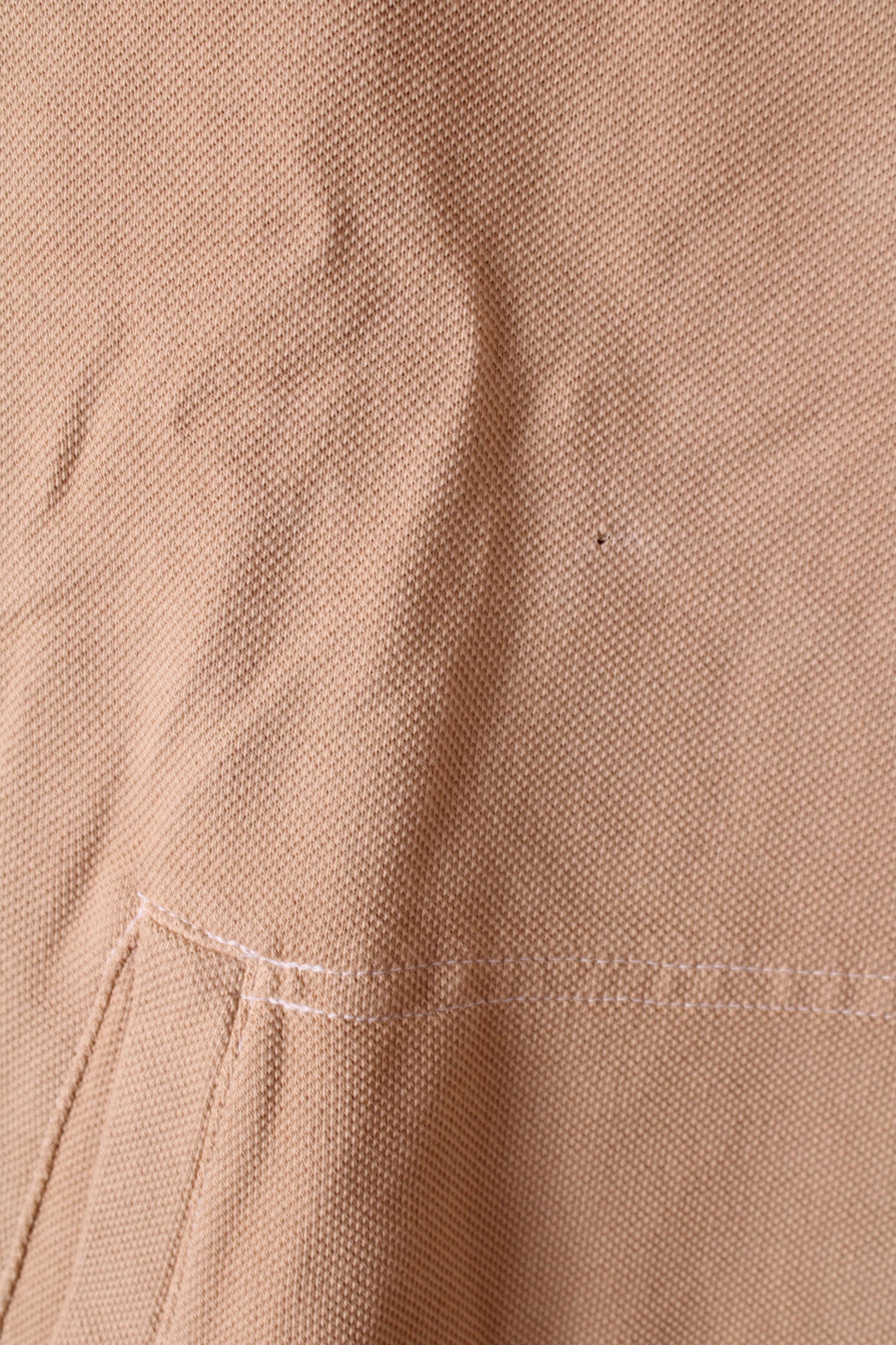 RALPH LAUREN QUARTER ZIP SWEATER BEIGE - XL