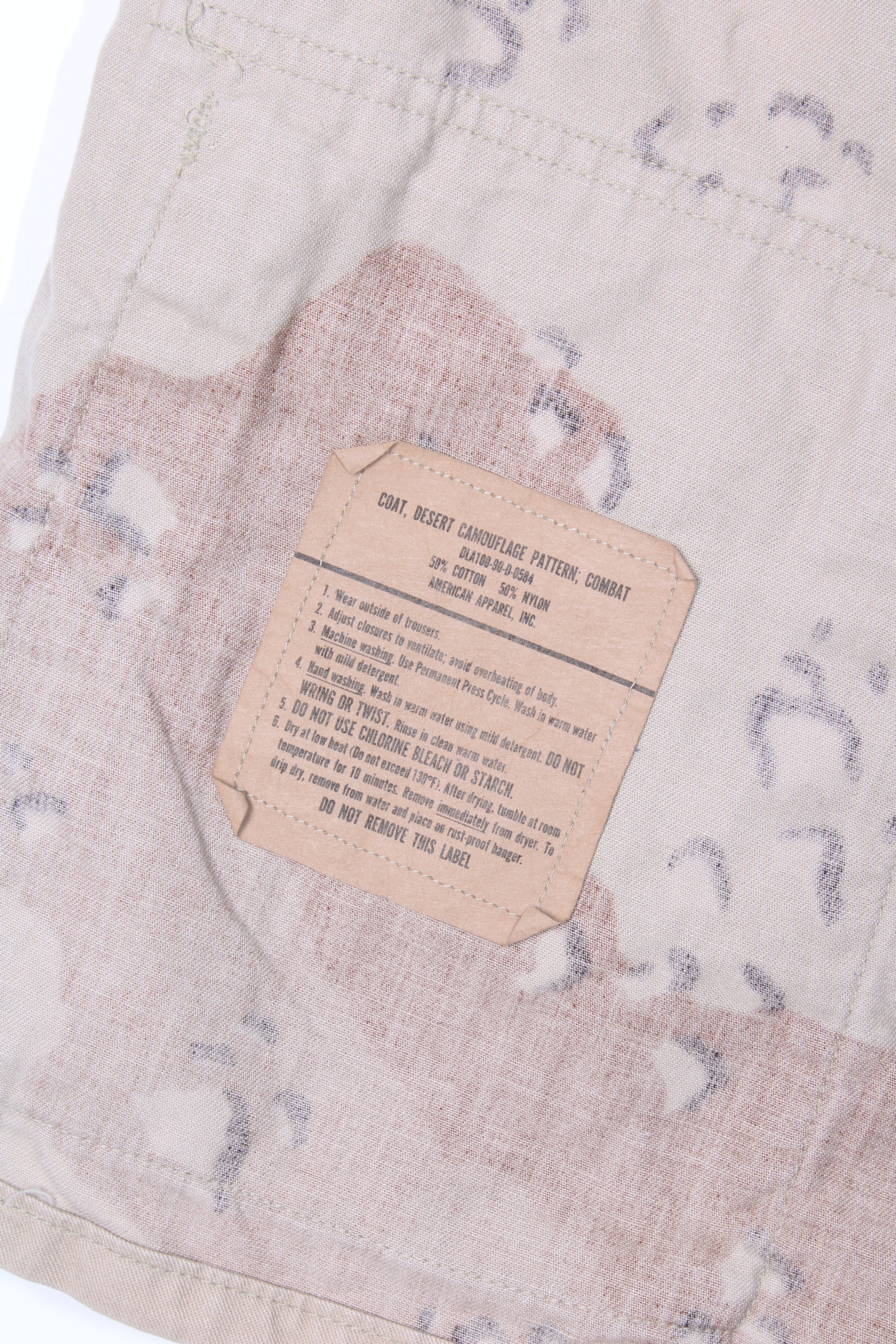 FIELD JACKET BDU US ARMY DESERT CAMO 6 COLORS CHOCOLATE CHIP - M REG