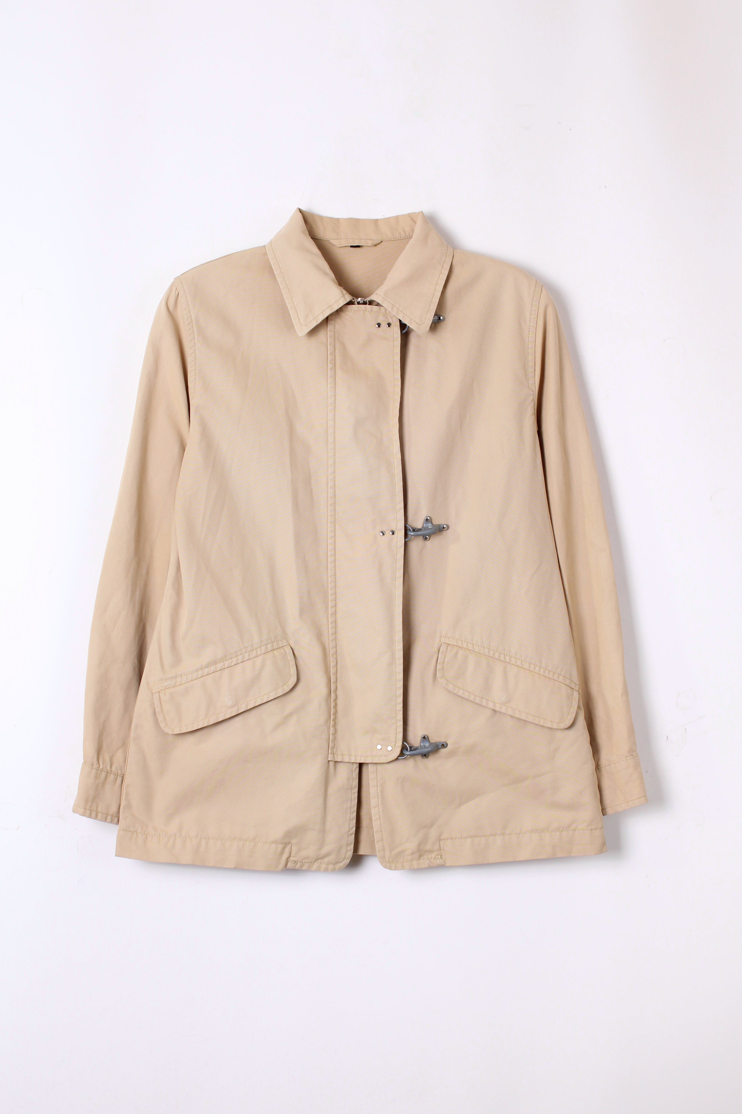 FAY FIREMAN JACKET 3 GANCI BEIGE - S/M