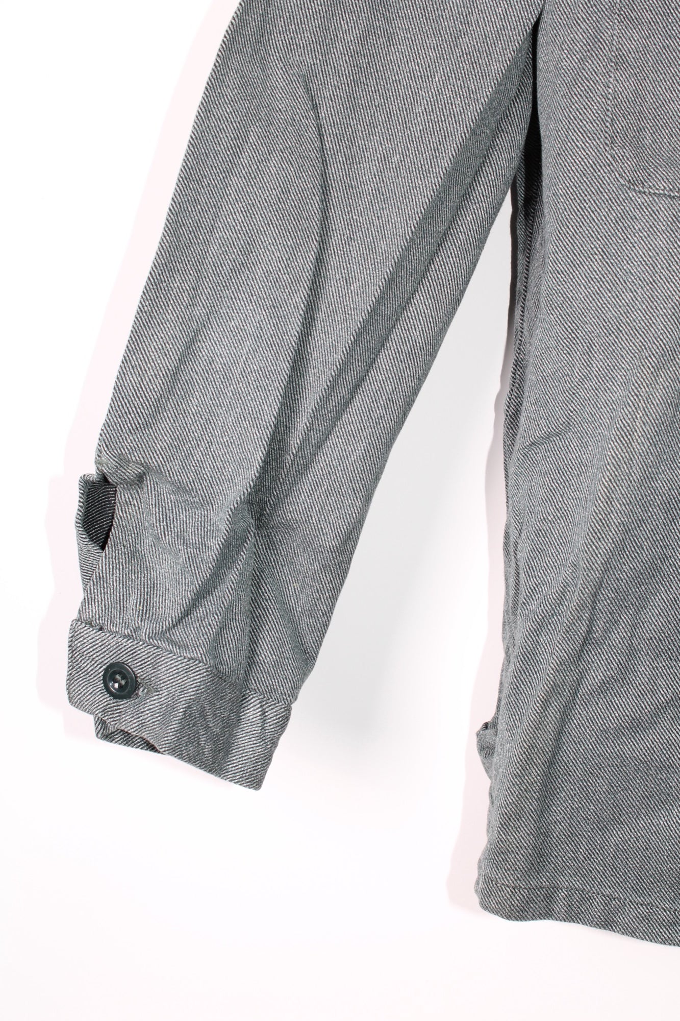 VINTAGE SWISS ARMY DENIM WORK JACKET - L/XL