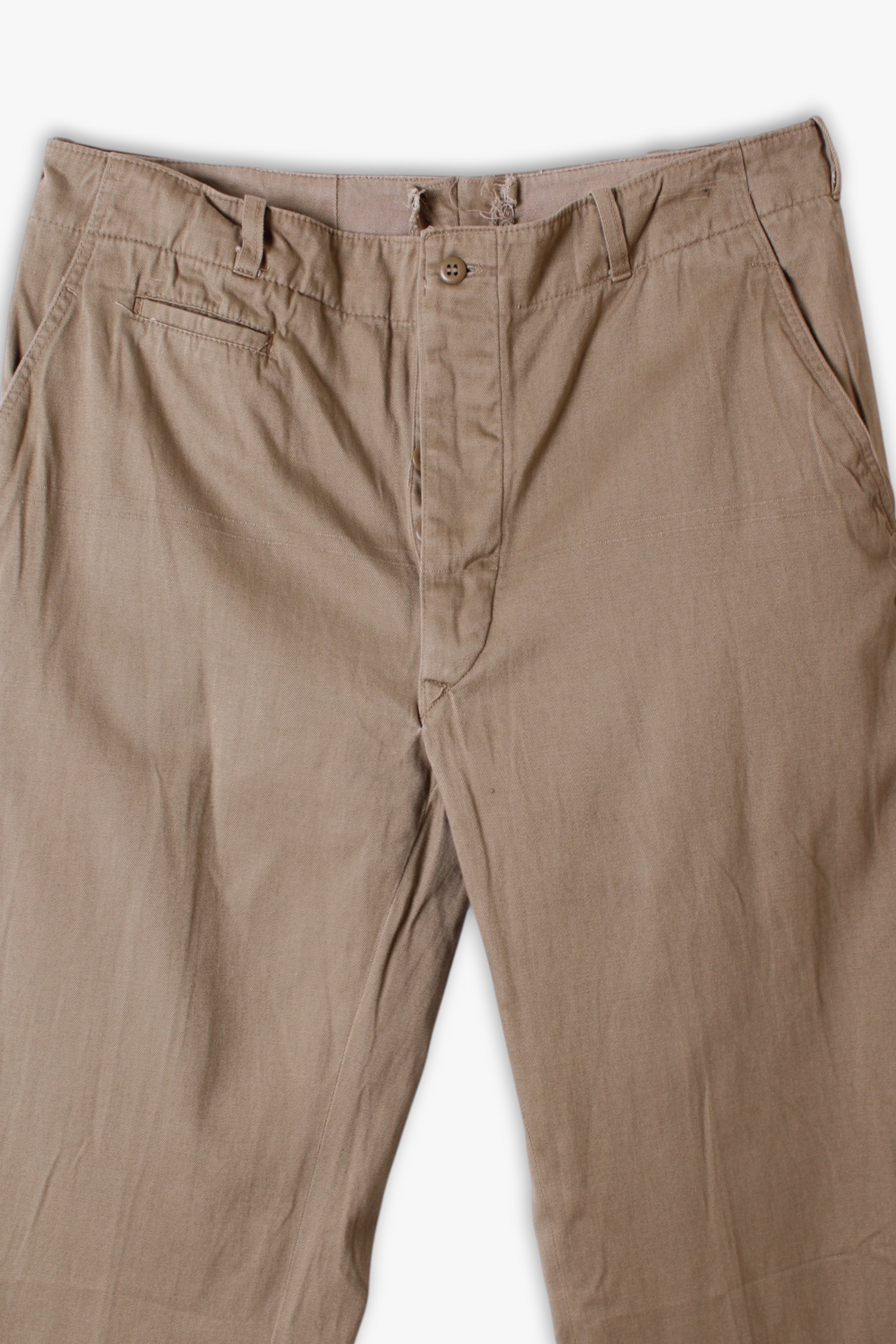 VINTAGE GREEK ARMY CHINO PANTS BEIGE