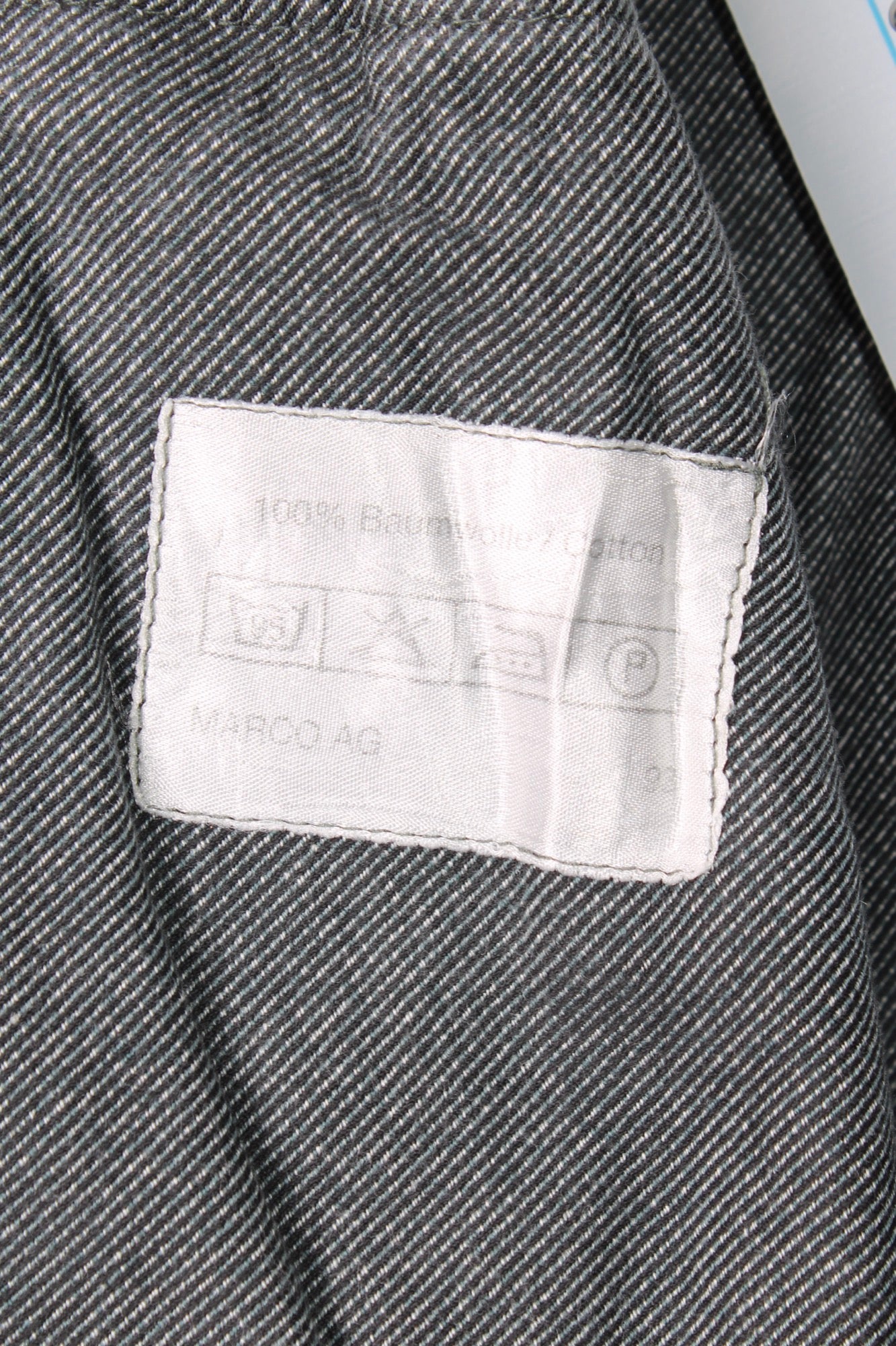 VINTAGE SWISS ARMY DENIM WORK JACKET - L/XL