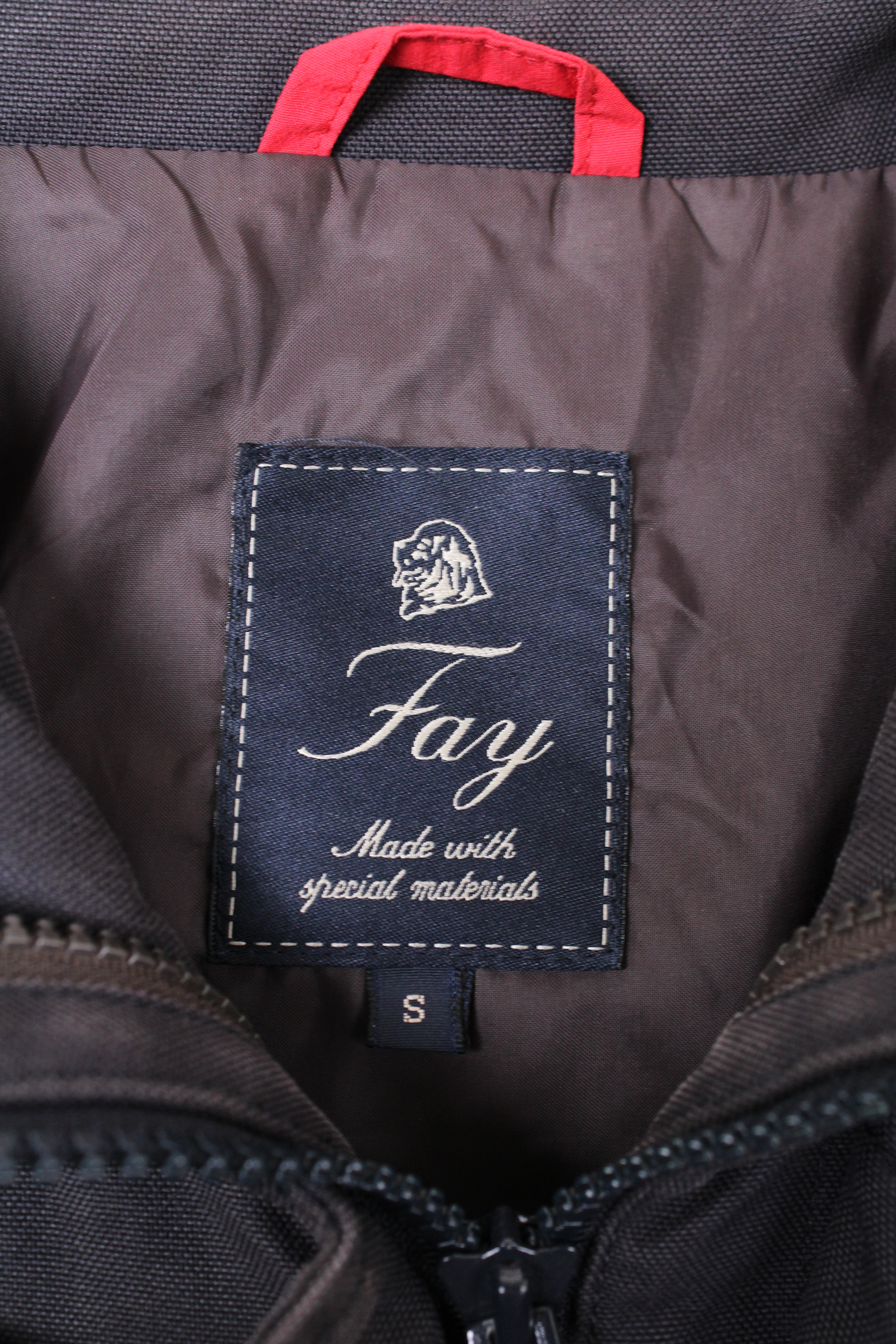 FAY FIREMAN JACKET 4 GANCI LONG COAT GREY - M/L