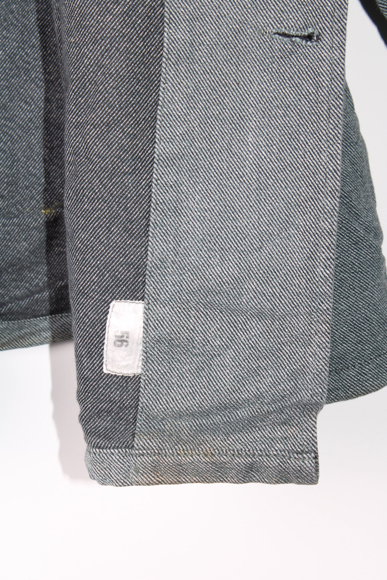 VINTAGE SWISS ARMY DENIM WORK JACKET - L/XL