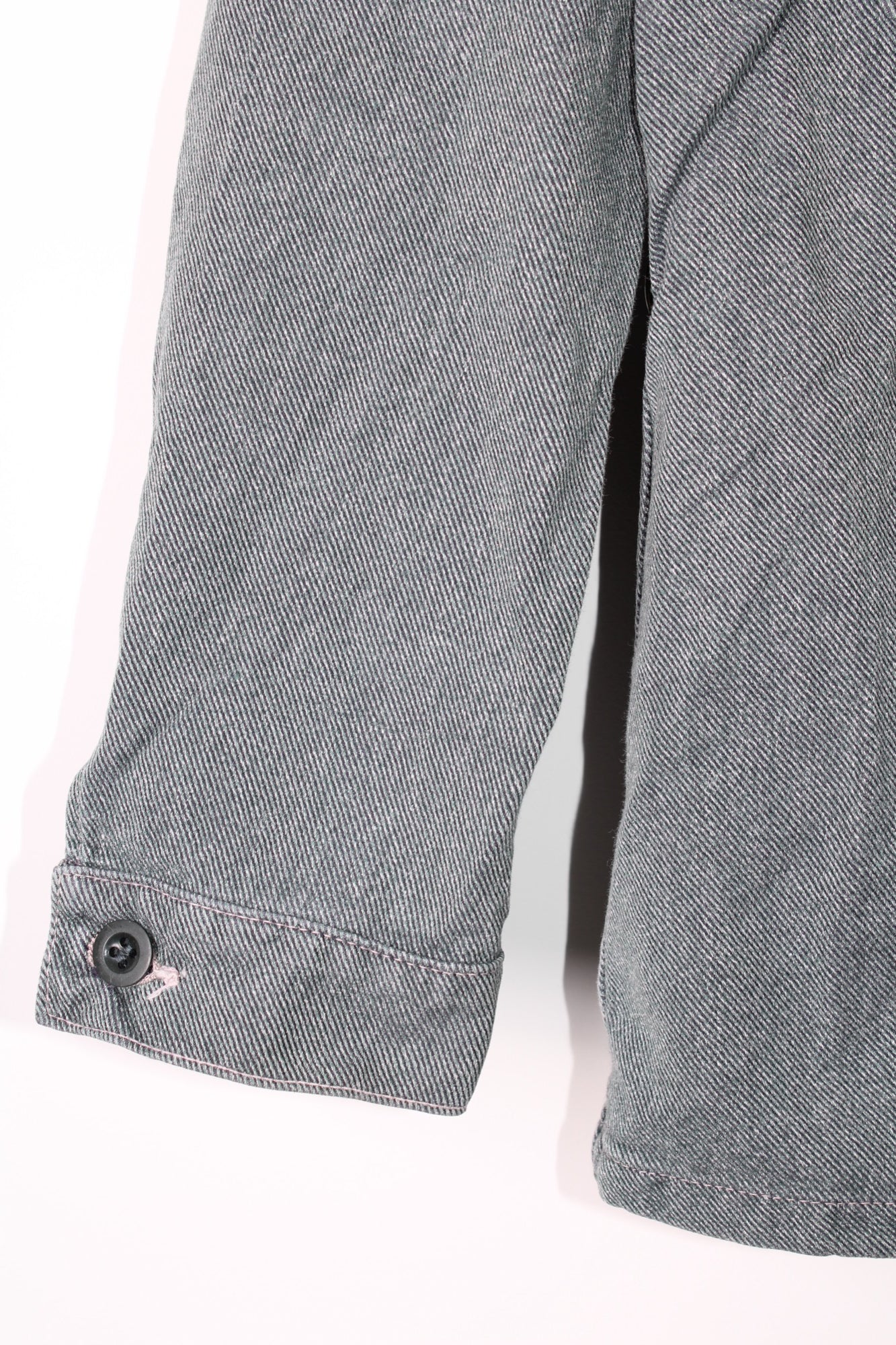 VINTAGE SWISS ARMY DENIM WORK JACKET - S