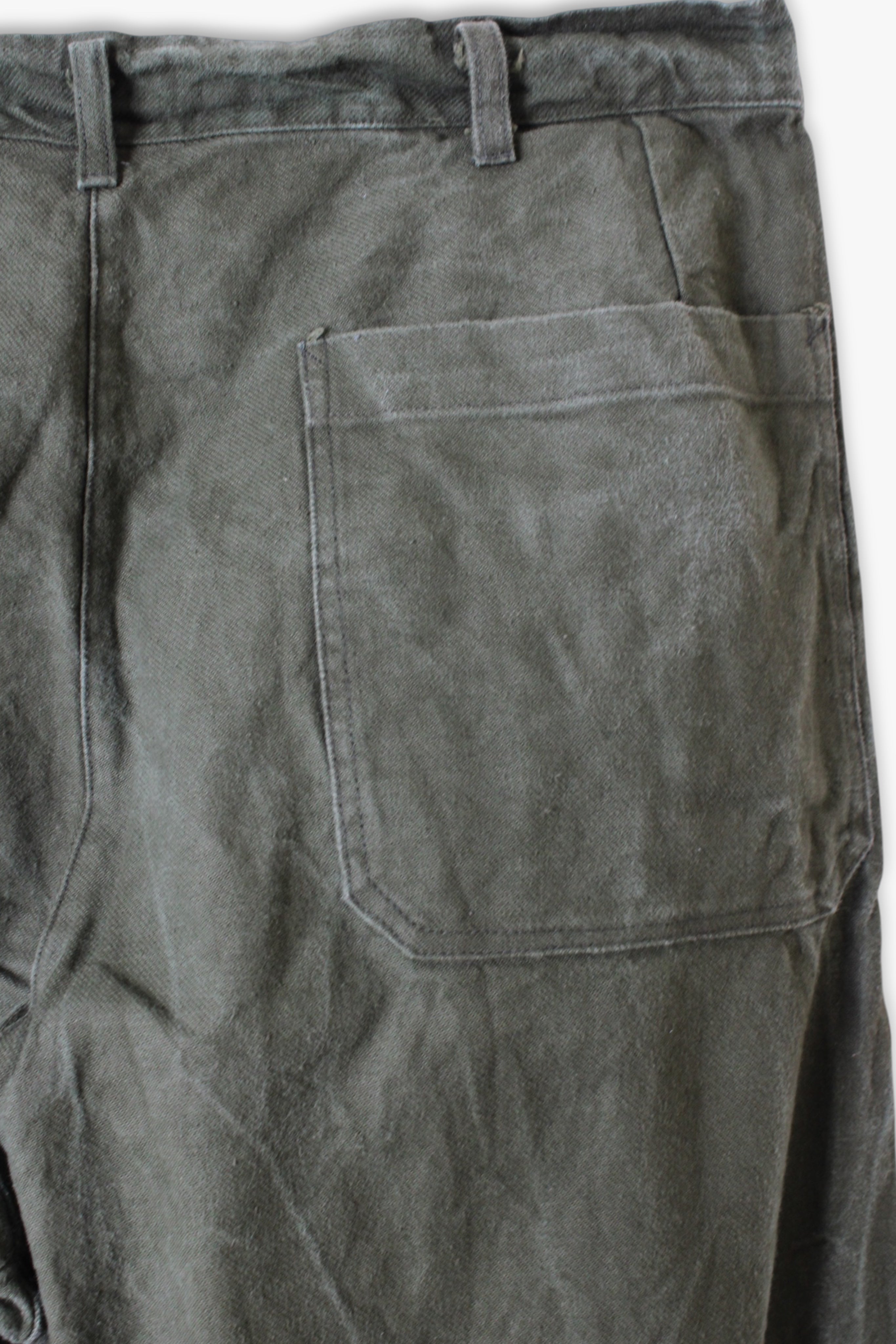 VINTAGE SWEDISH ARMY FATIGUE PANTS GREEN