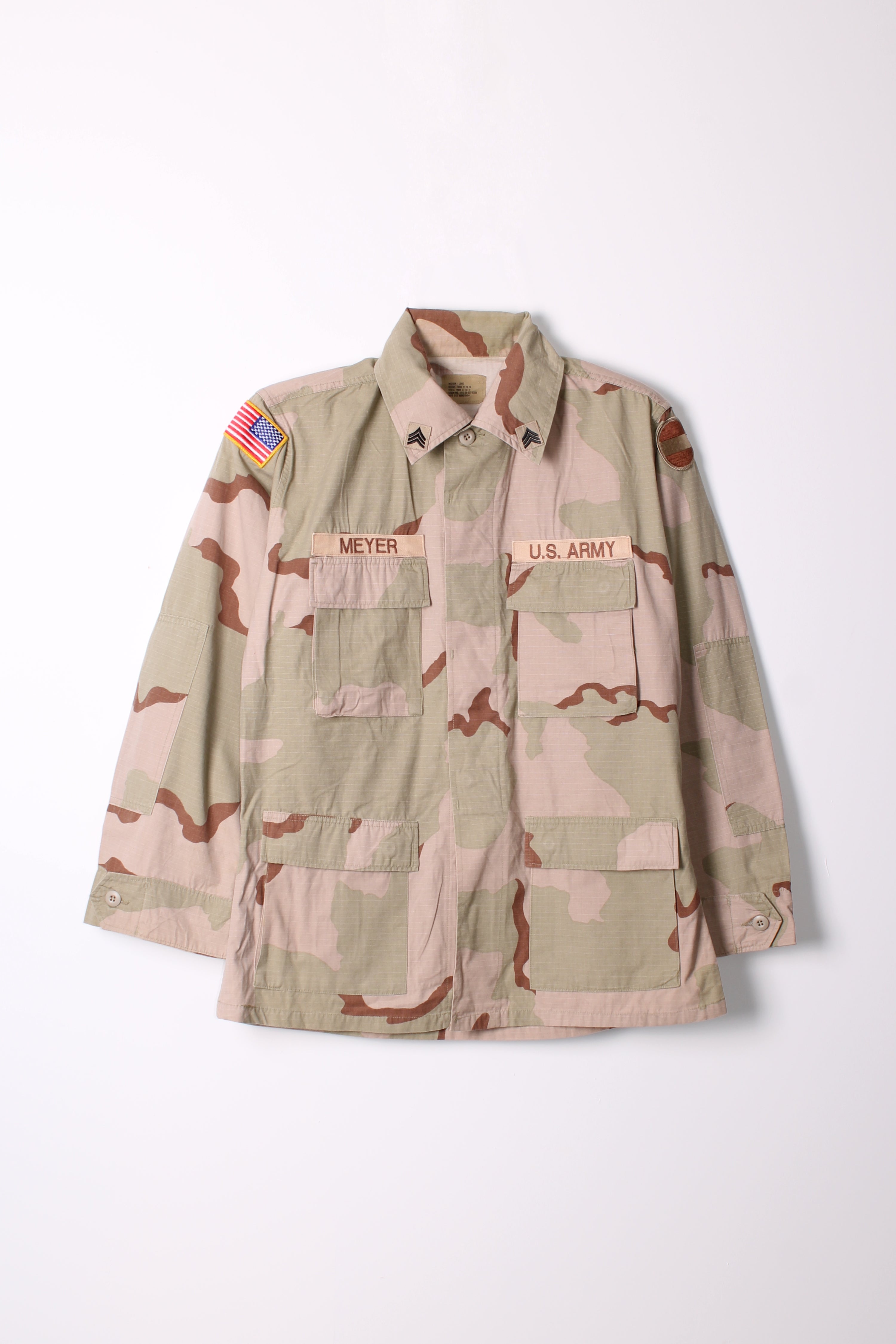 FIELD JACKET BDU US ARMY DESERT CAMO 3 COLORS - M LONG
