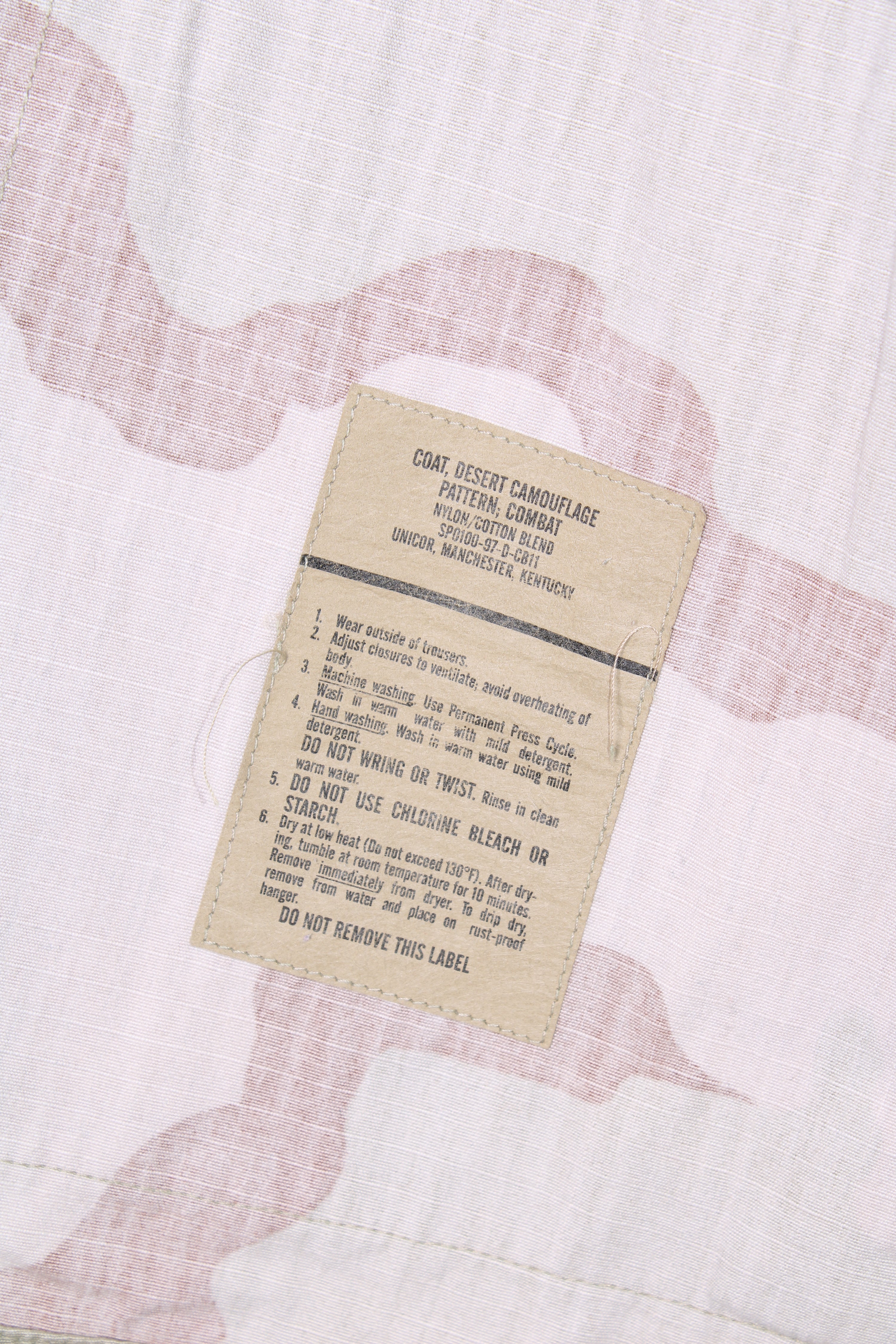 FIELD JACKET BDU US ARMY DESERT CAMO 3 COLORS - M LONG