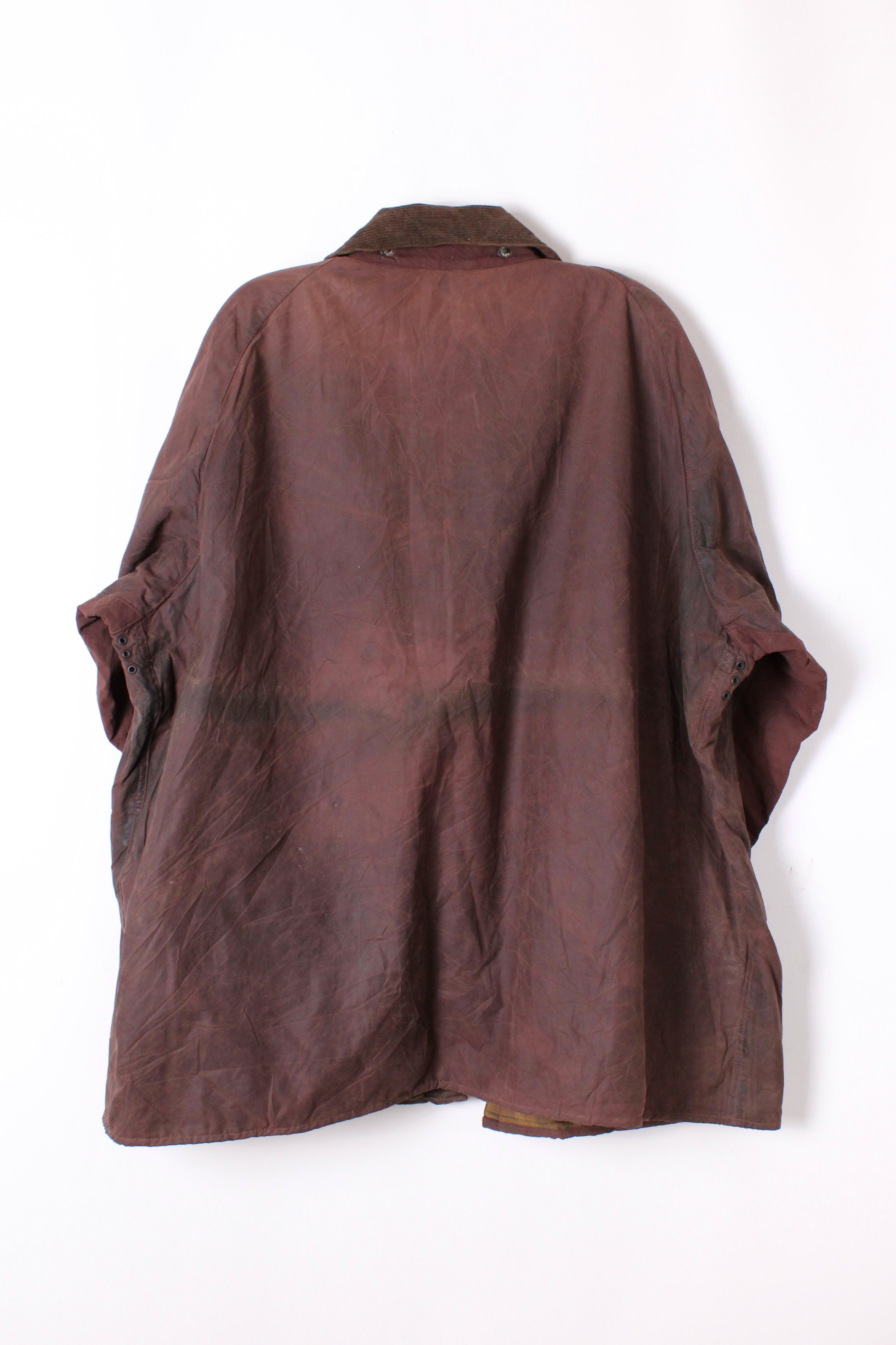 BARBOUR GAMEFAIR WAXED JACKET RUSTIC BROWN - XL/XXL