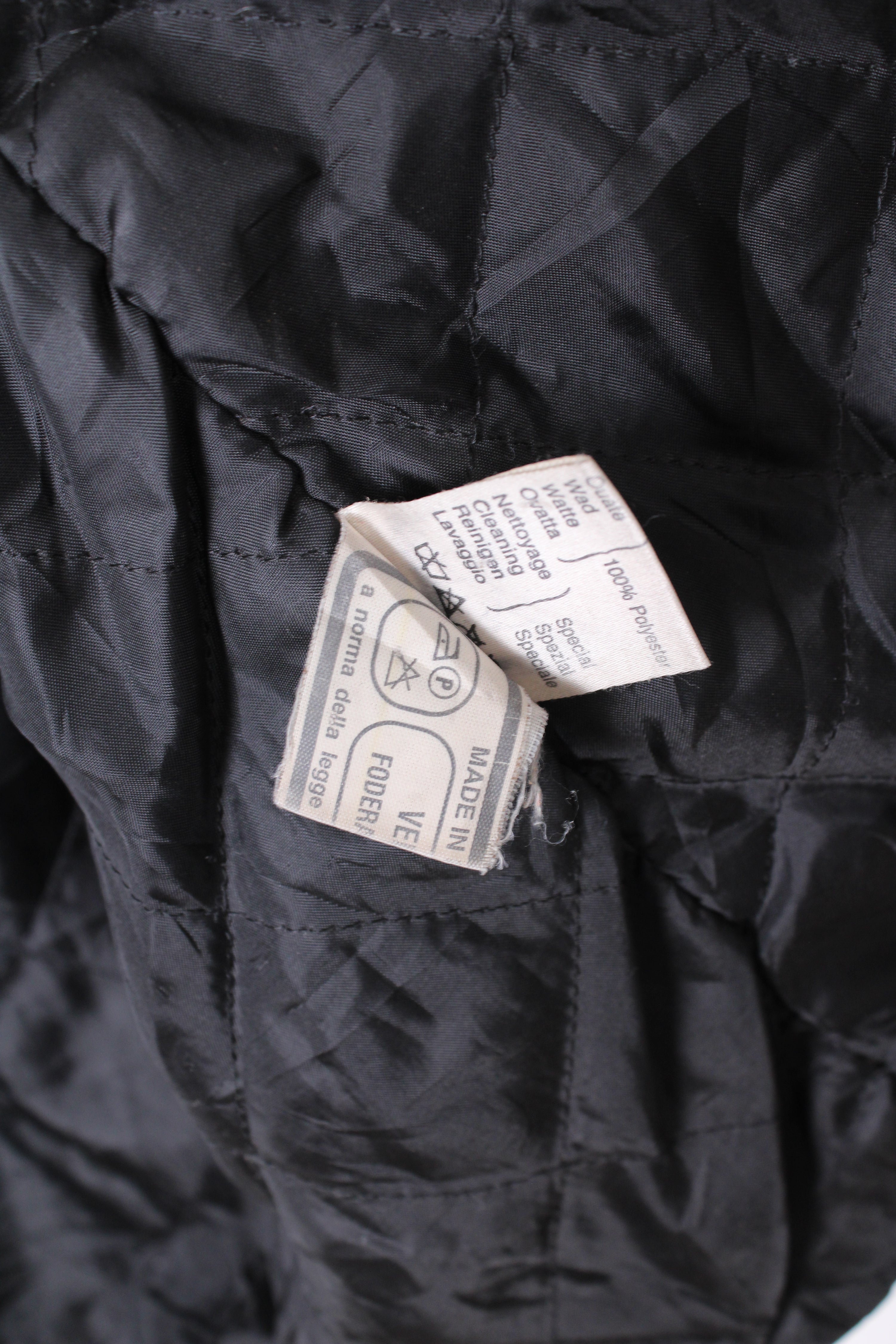 VINTAGE FIREMAN LEATHER JACKET BROWN SUEDE - XL