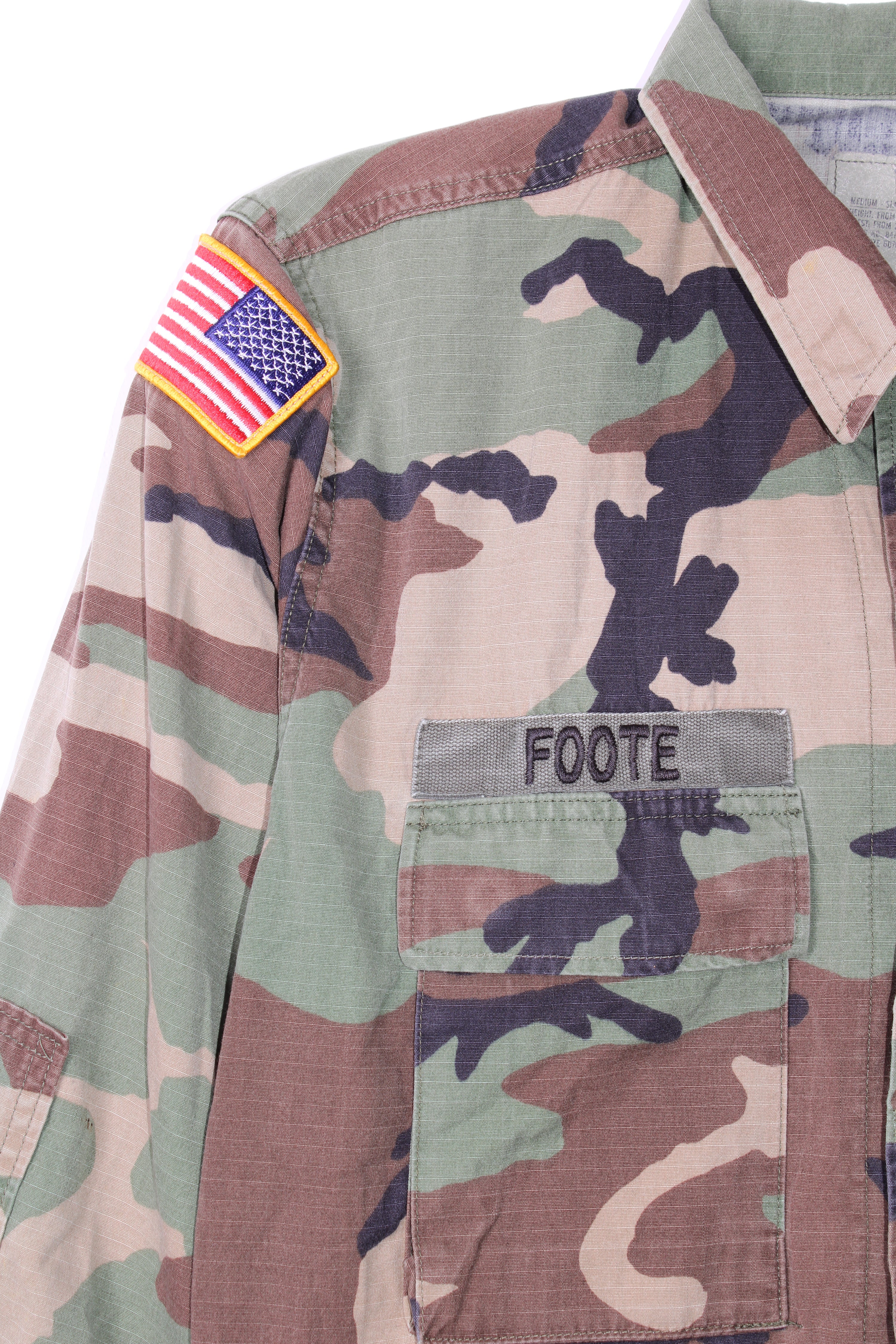 FIELD JACKET BDU US ARMY WOODLAND CAMO - M
