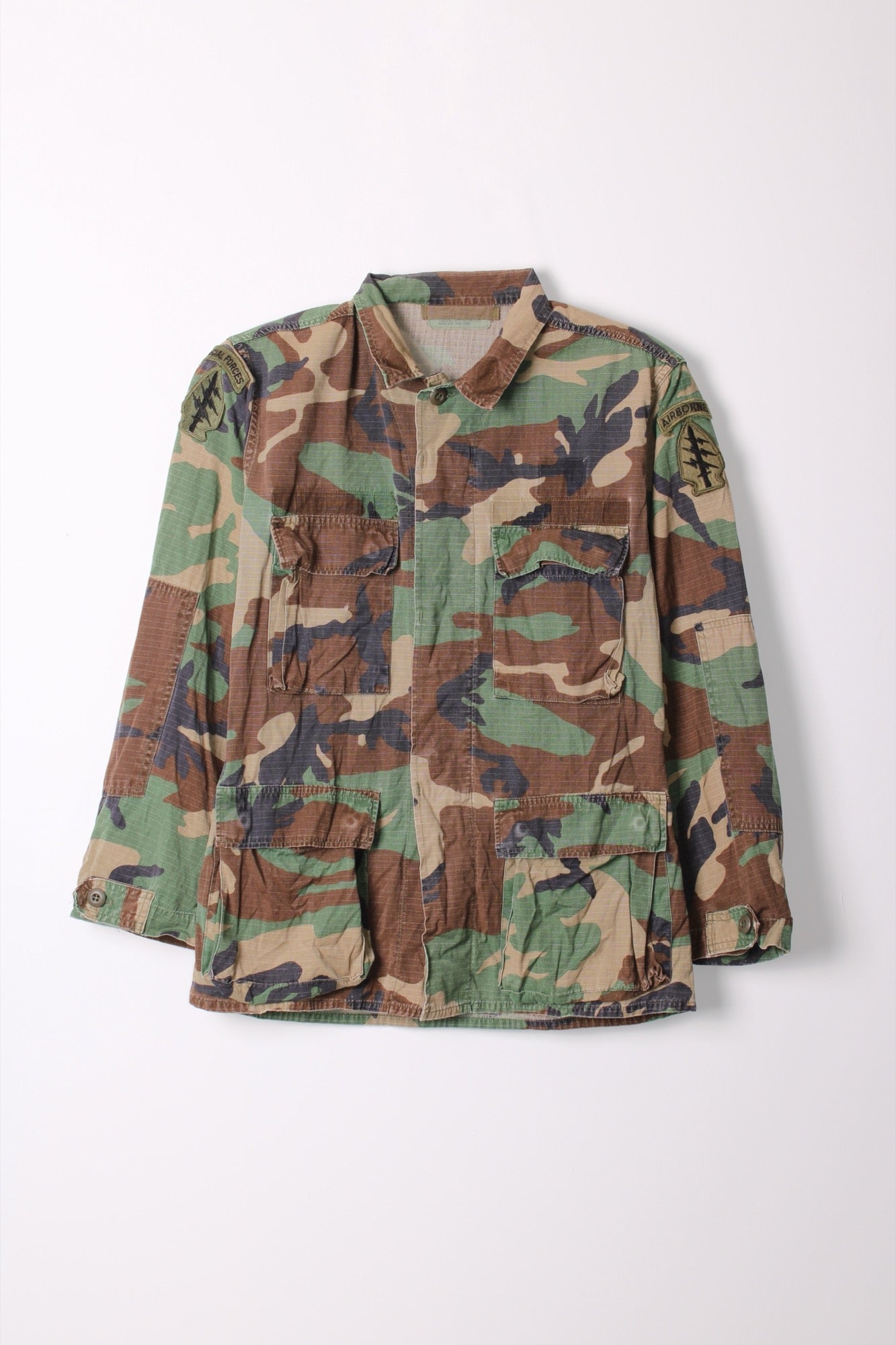 FIELD JACKET BDU US ARMY WOODLAND CAMO - S