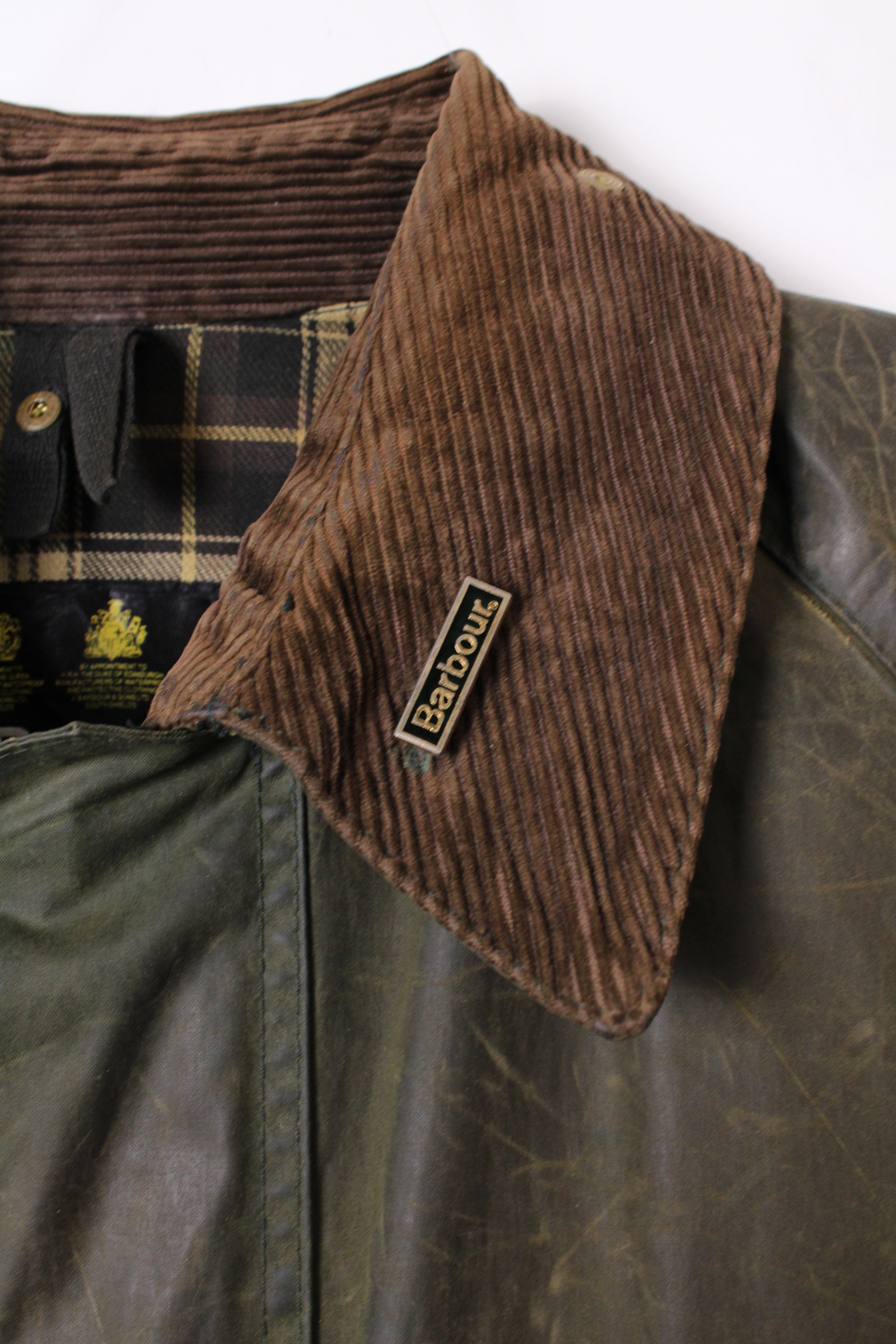 BARBOUR BEAUFORT WAXED JACKET GREEN - S/M