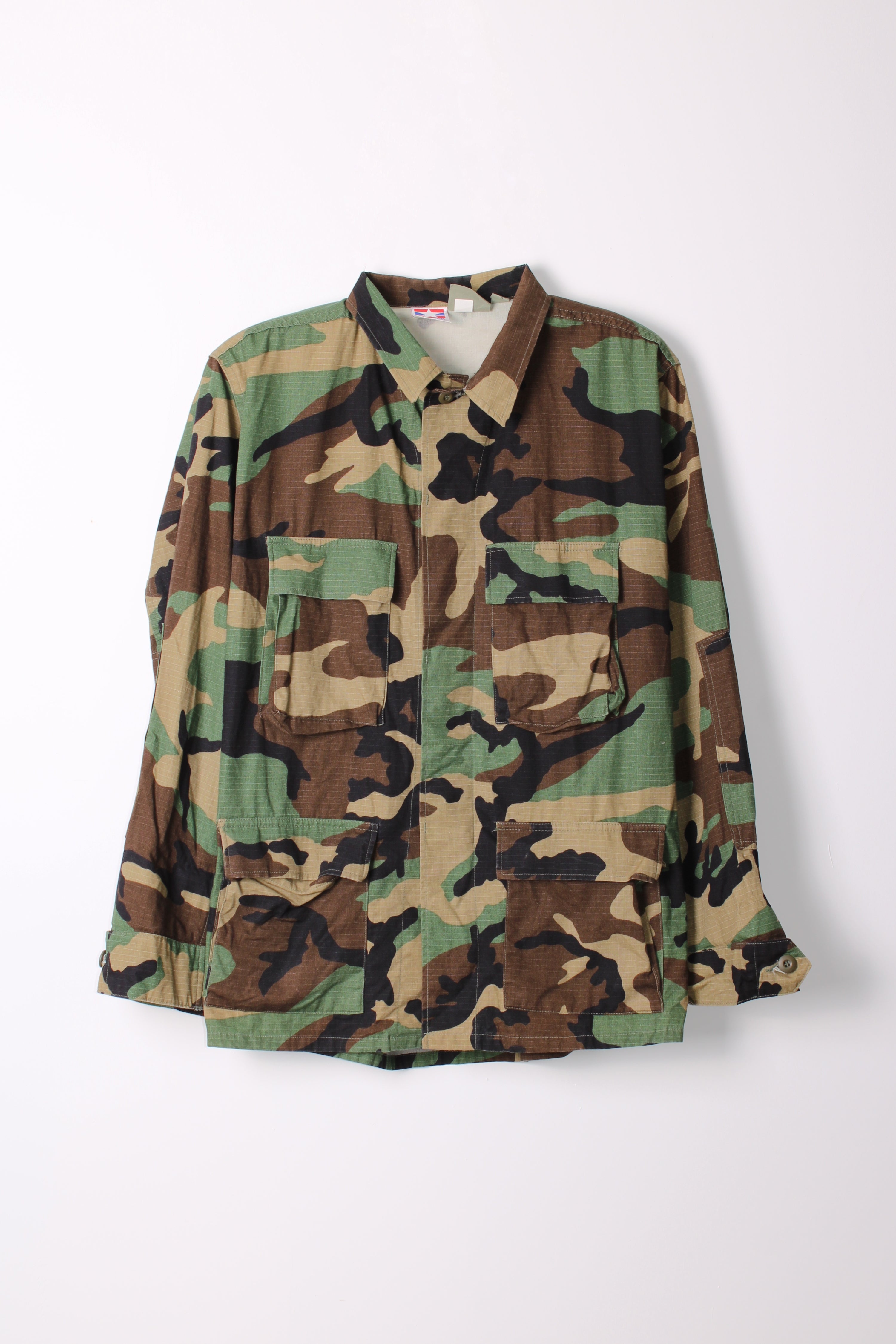 FIELD JACKET BDU US ARMY WOODLAND CAMO - L