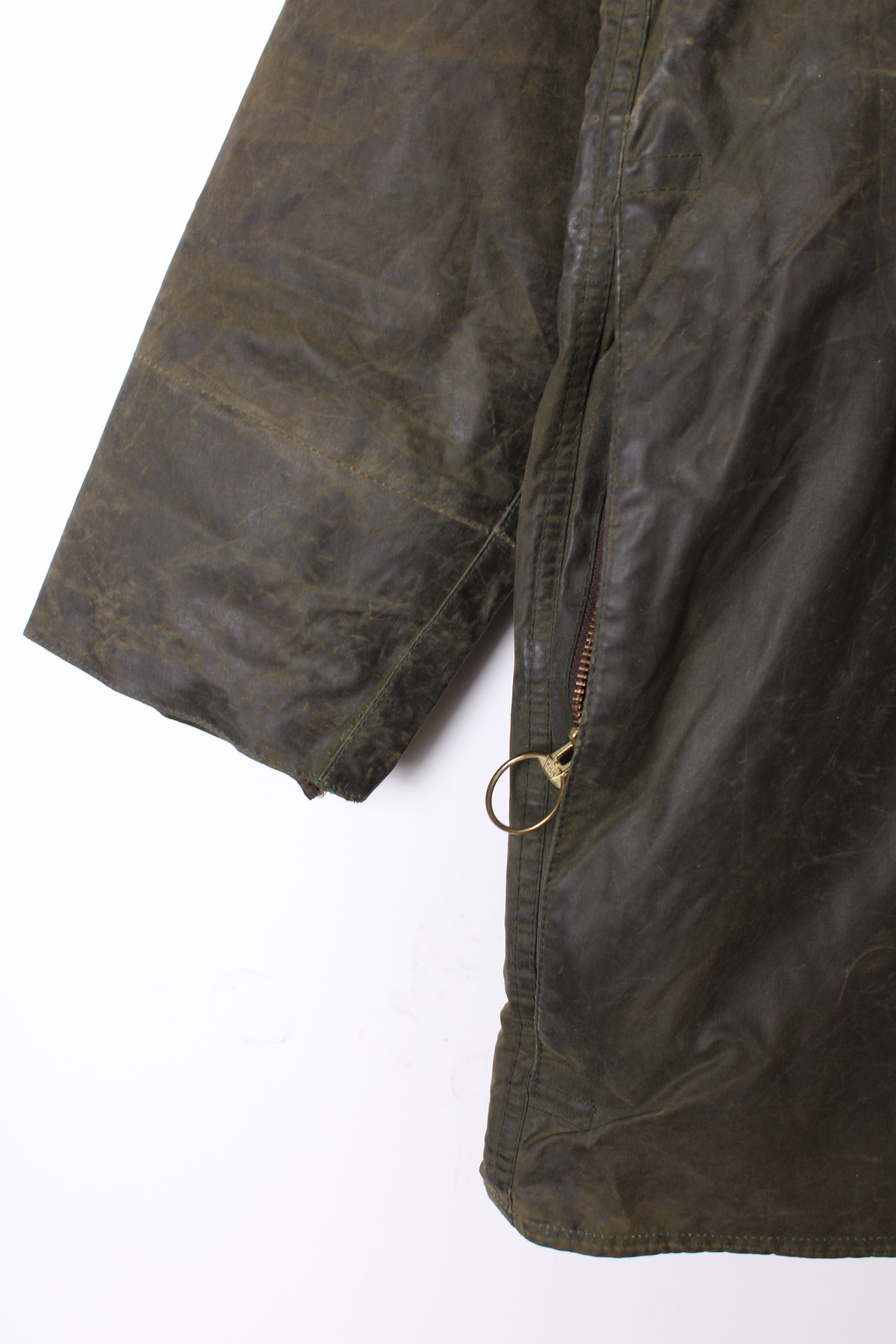 BARBOUR BEAUFORT WAXED JACKET GREEN - S/M