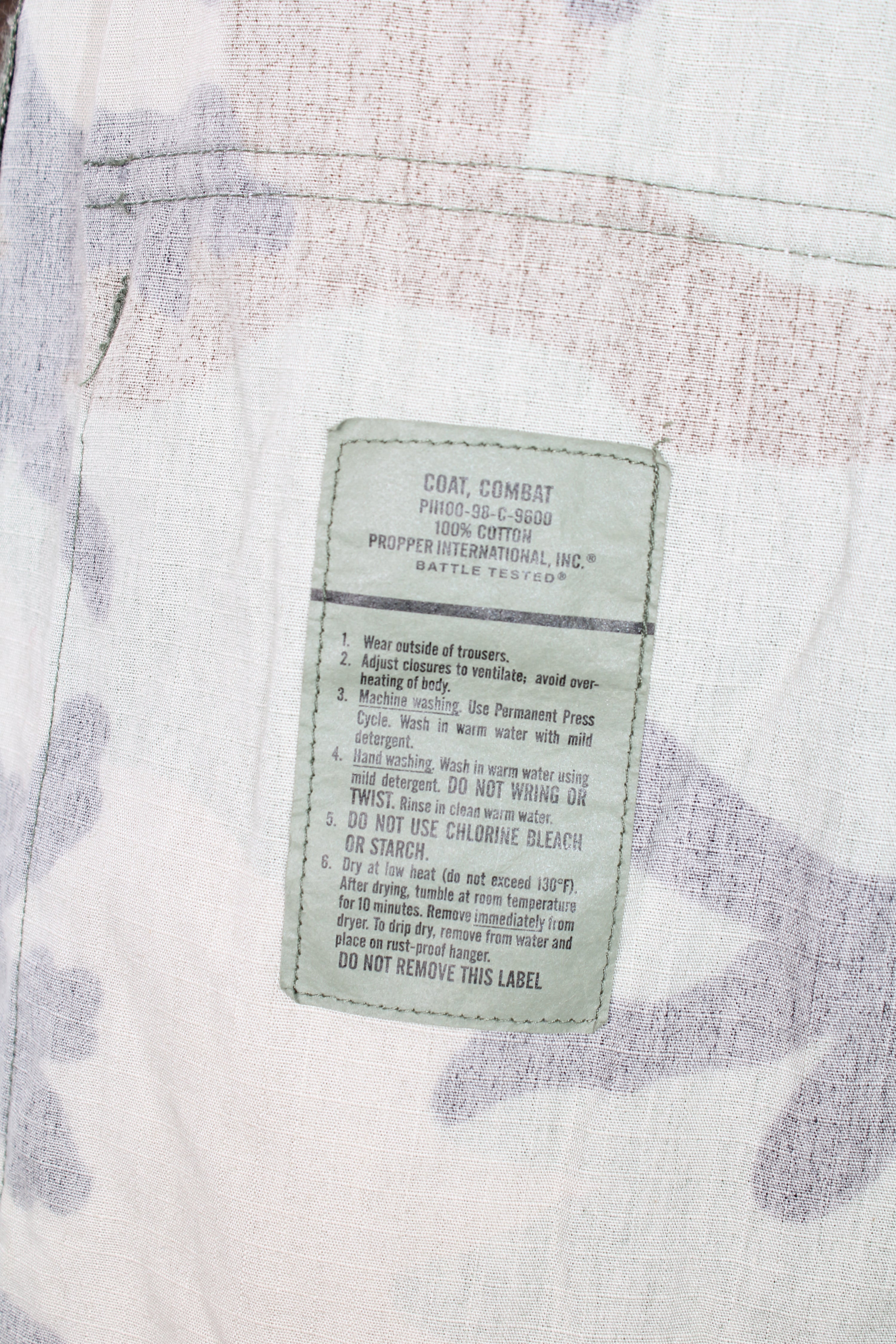 FIELD JACKET BDU US ARMY WOODLAND CAMO - L