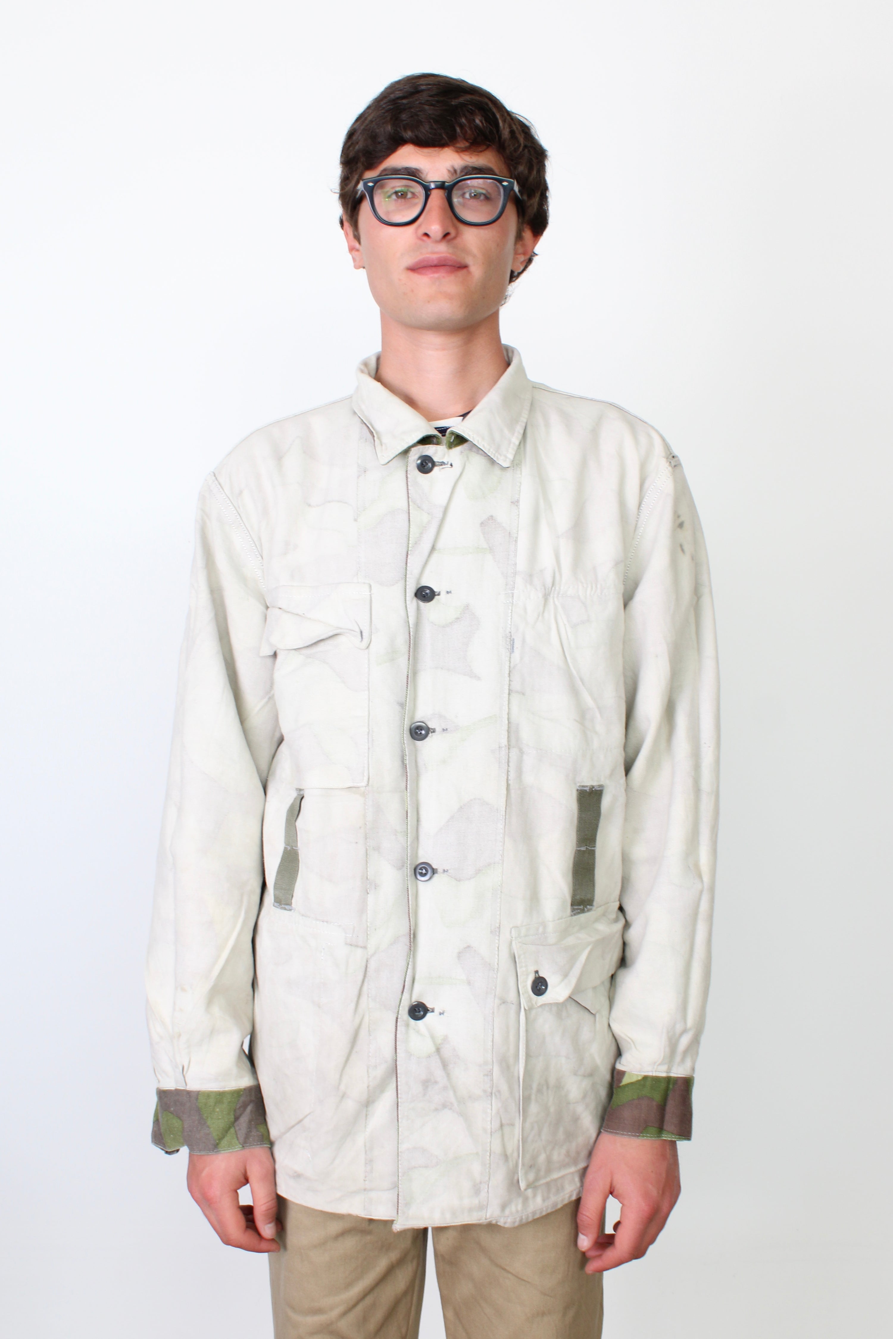 VINTAGE FINNISH ARMY M-62 REVERSIBLE FIELD JACKET