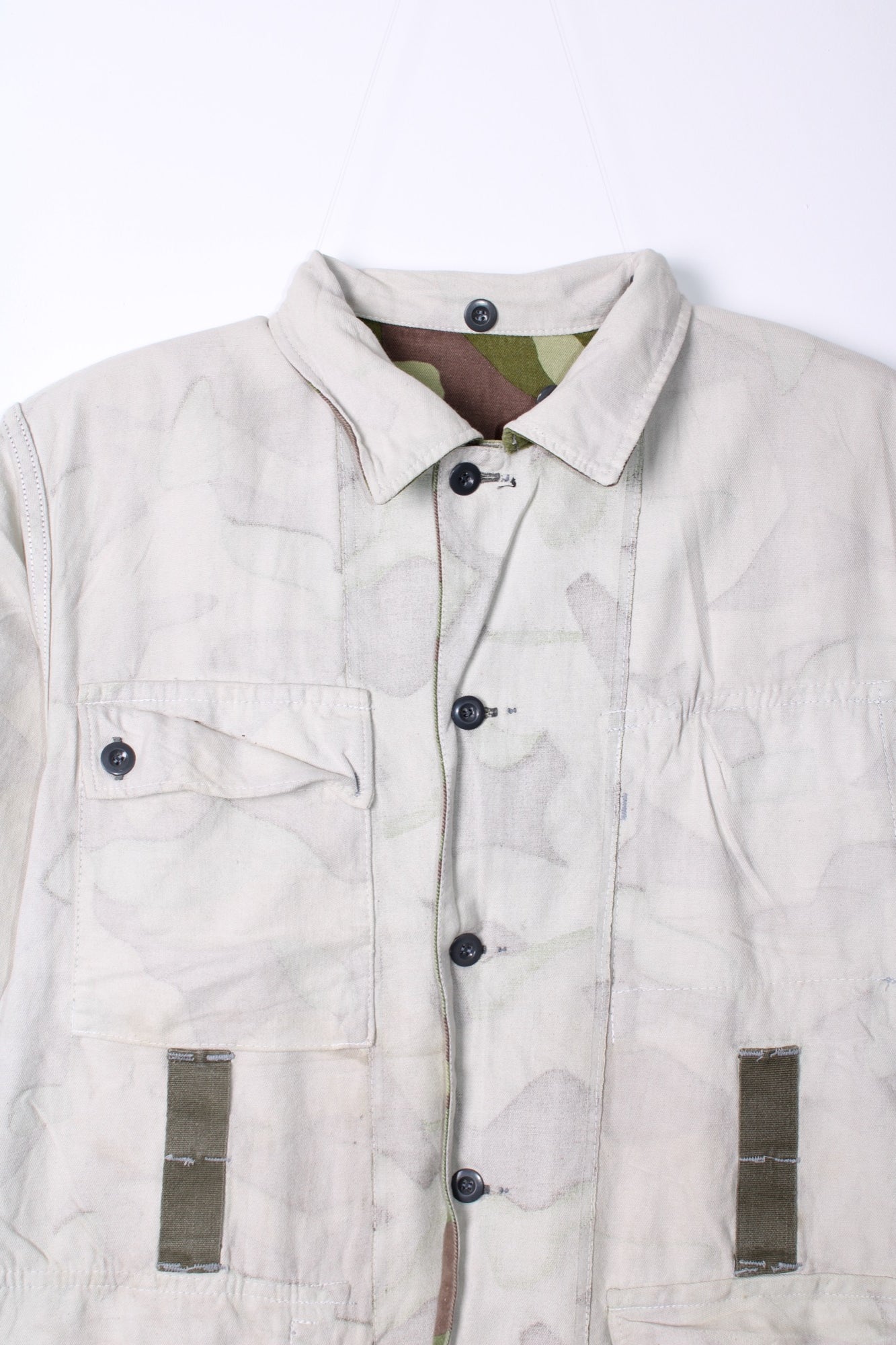 VINTAGE FINNISH ARMY M-62 REVERSIBLE FIELD JACKET - XL