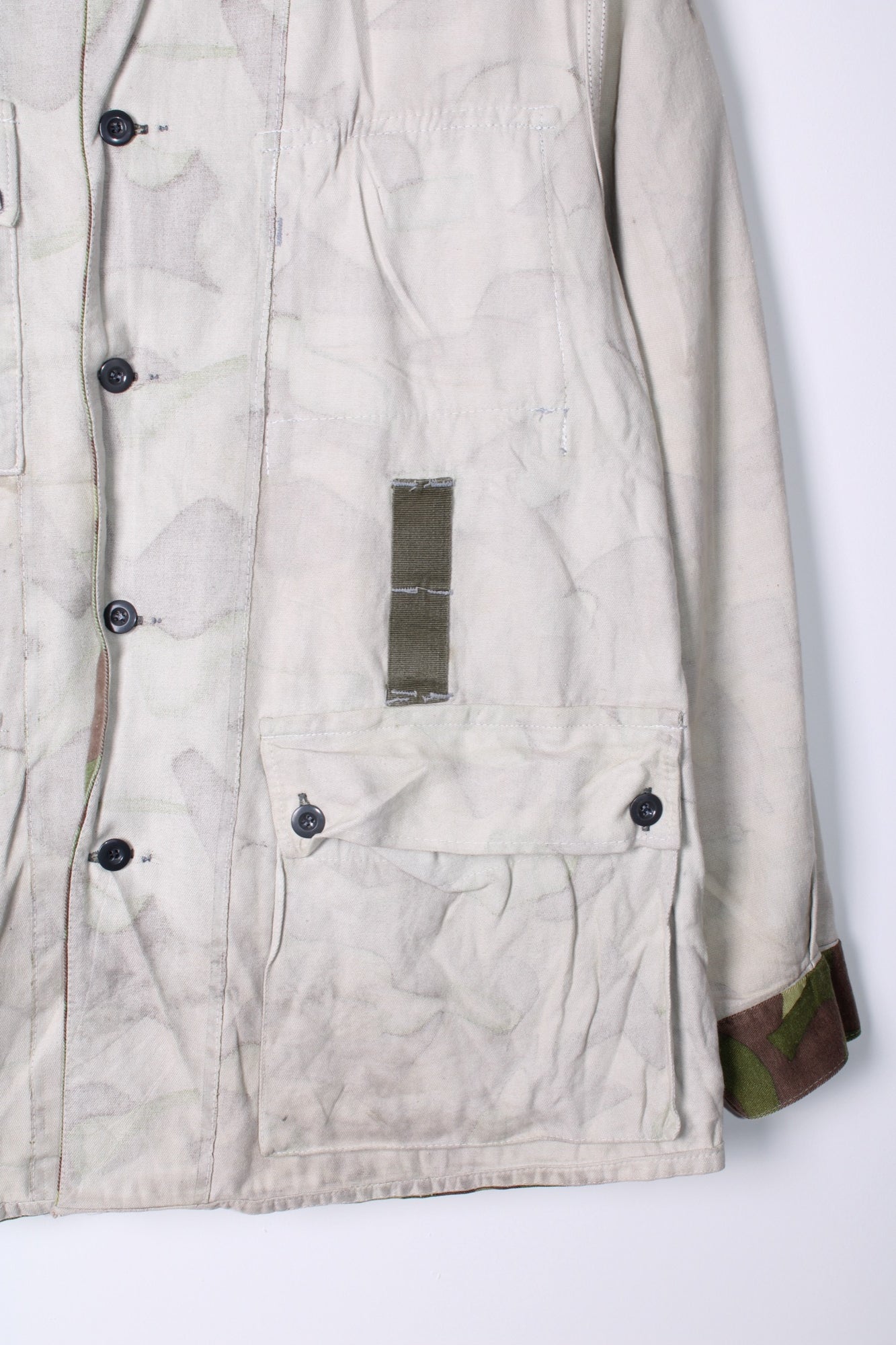 VINTAGE FINNISH ARMY M-62 REVERSIBLE FIELD JACKET - XL