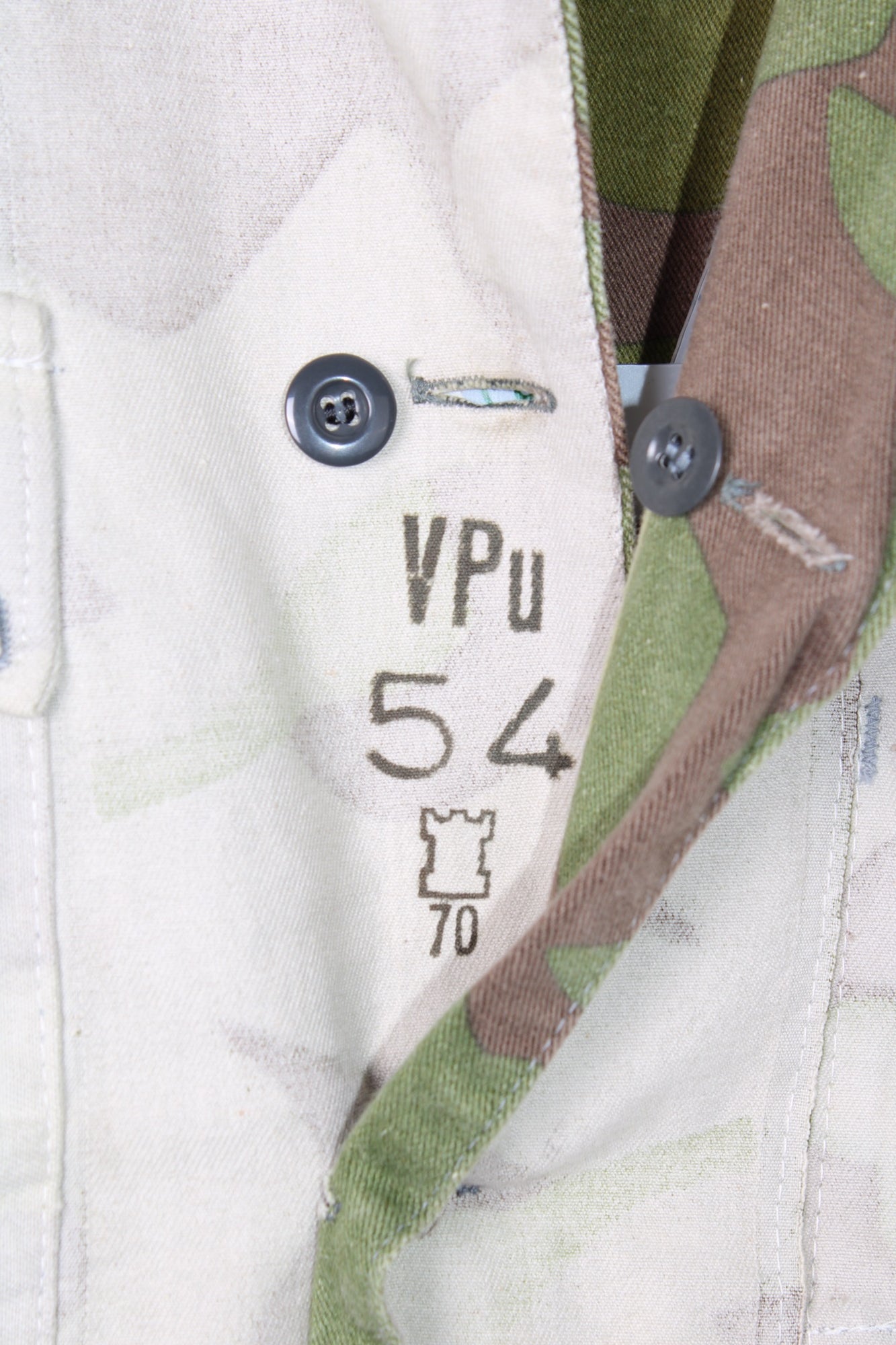 VINTAGE FINNISH ARMY M-62 REVERSIBLE FIELD JACKET - XL