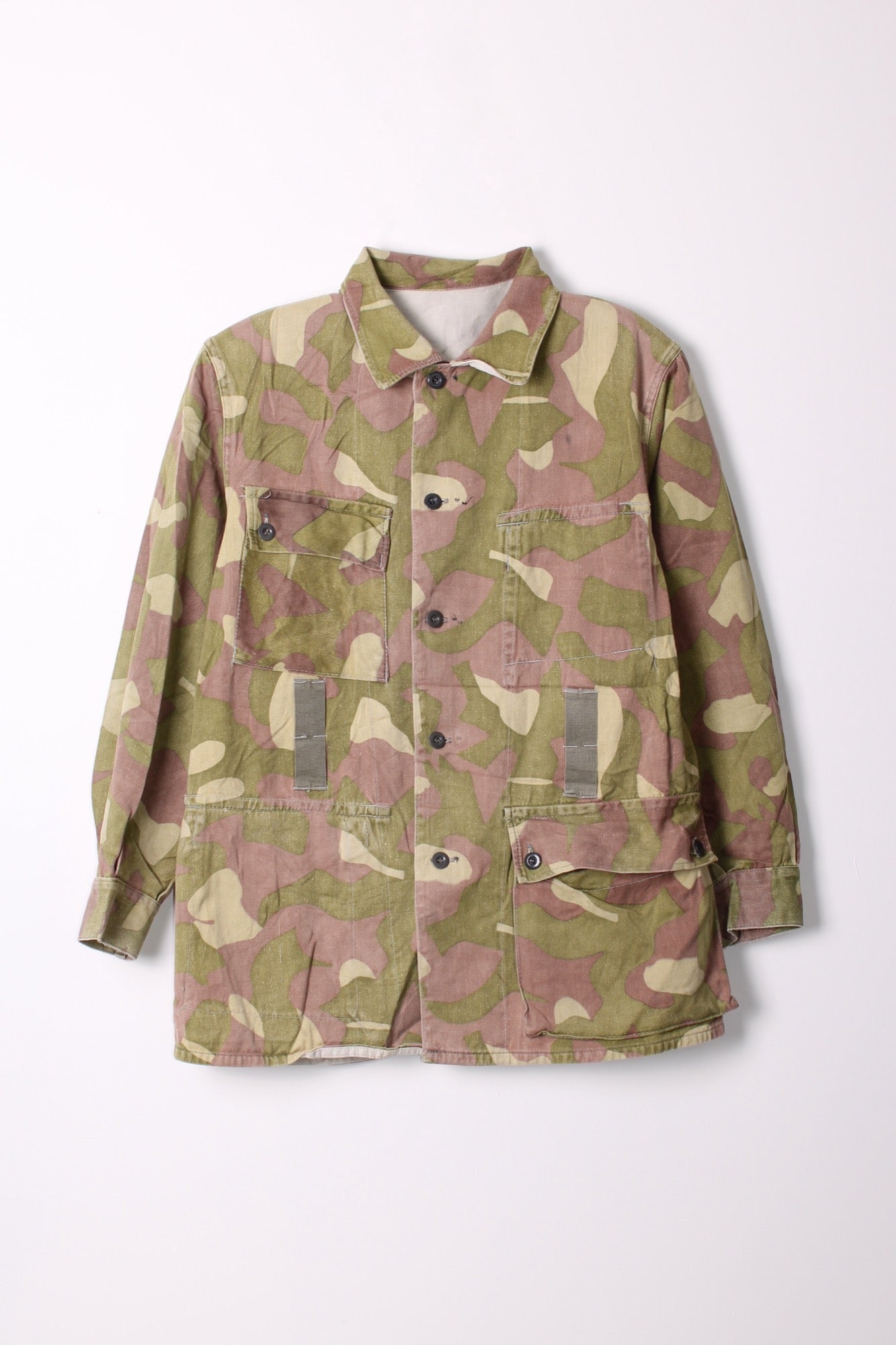 VINTAGE FINNISH ARMY M-62 REVERSIBLE FIELD JACKET - L