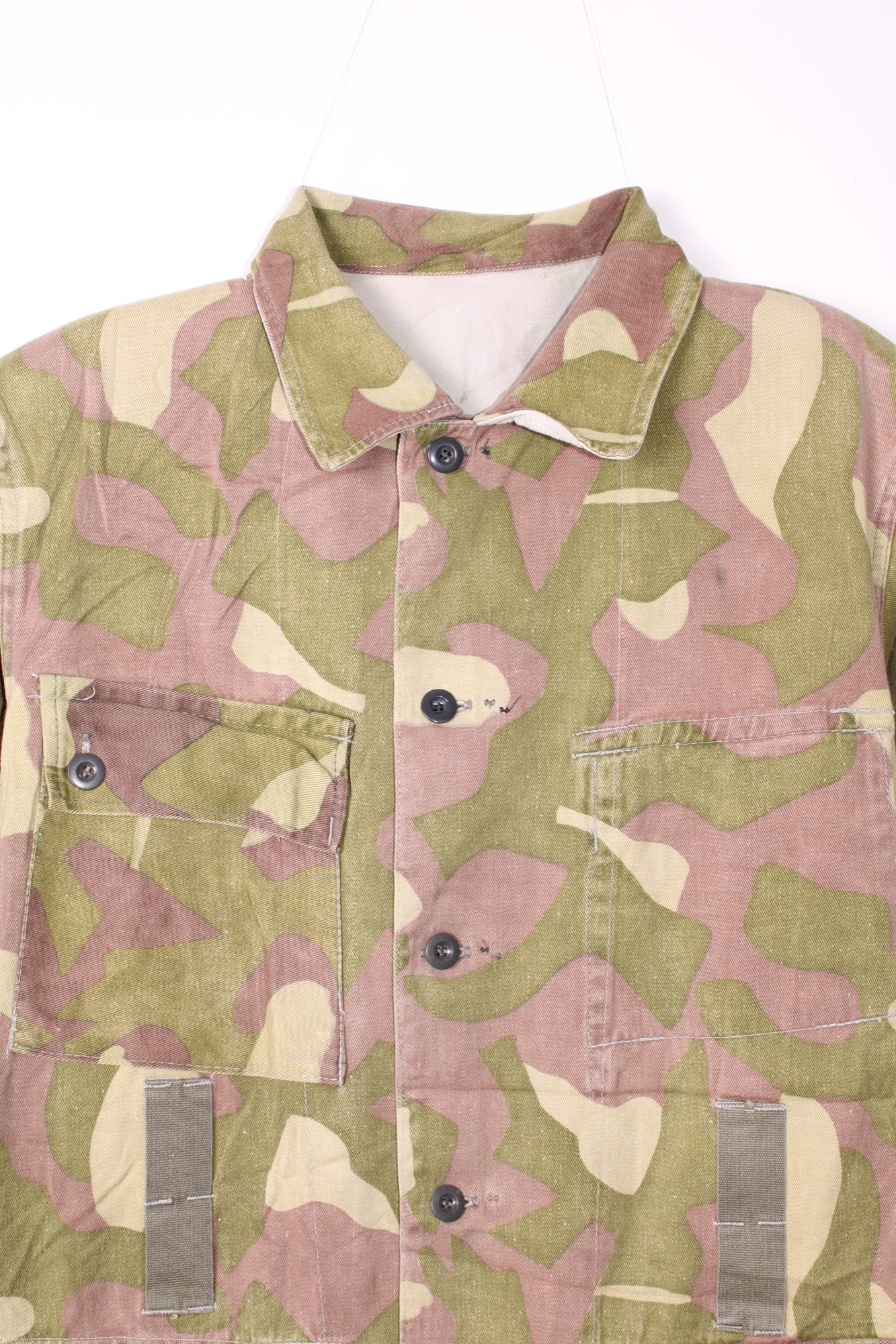 VINTAGE FINNISH ARMY M-62 REVERSIBLE FIELD JACKET - L