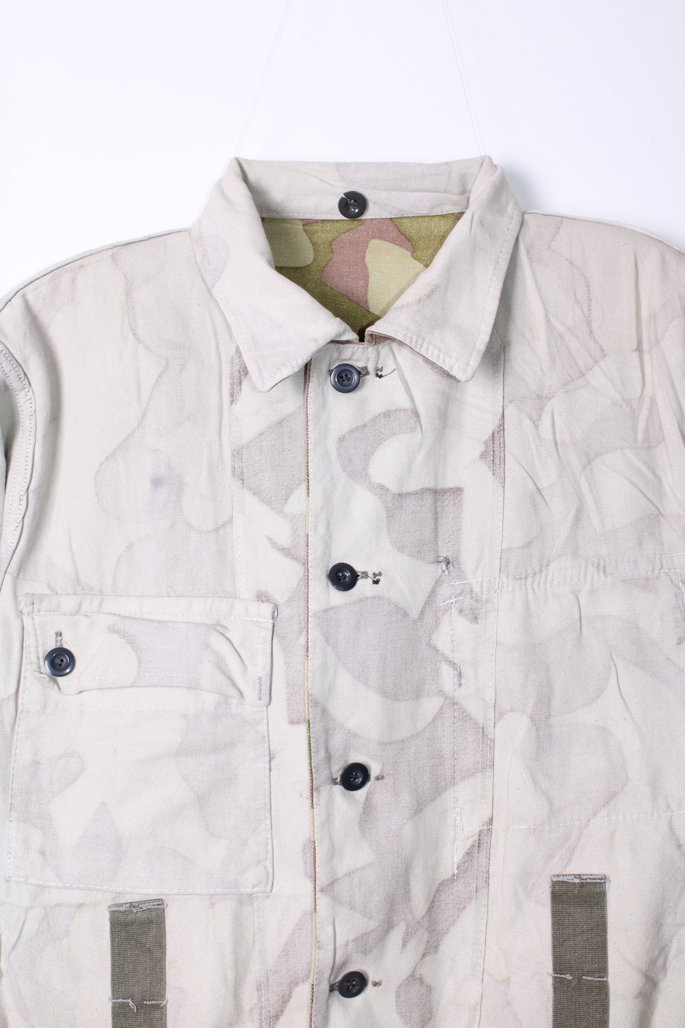 VINTAGE FINNISH ARMY M-62 REVERSIBLE FIELD JACKET - L