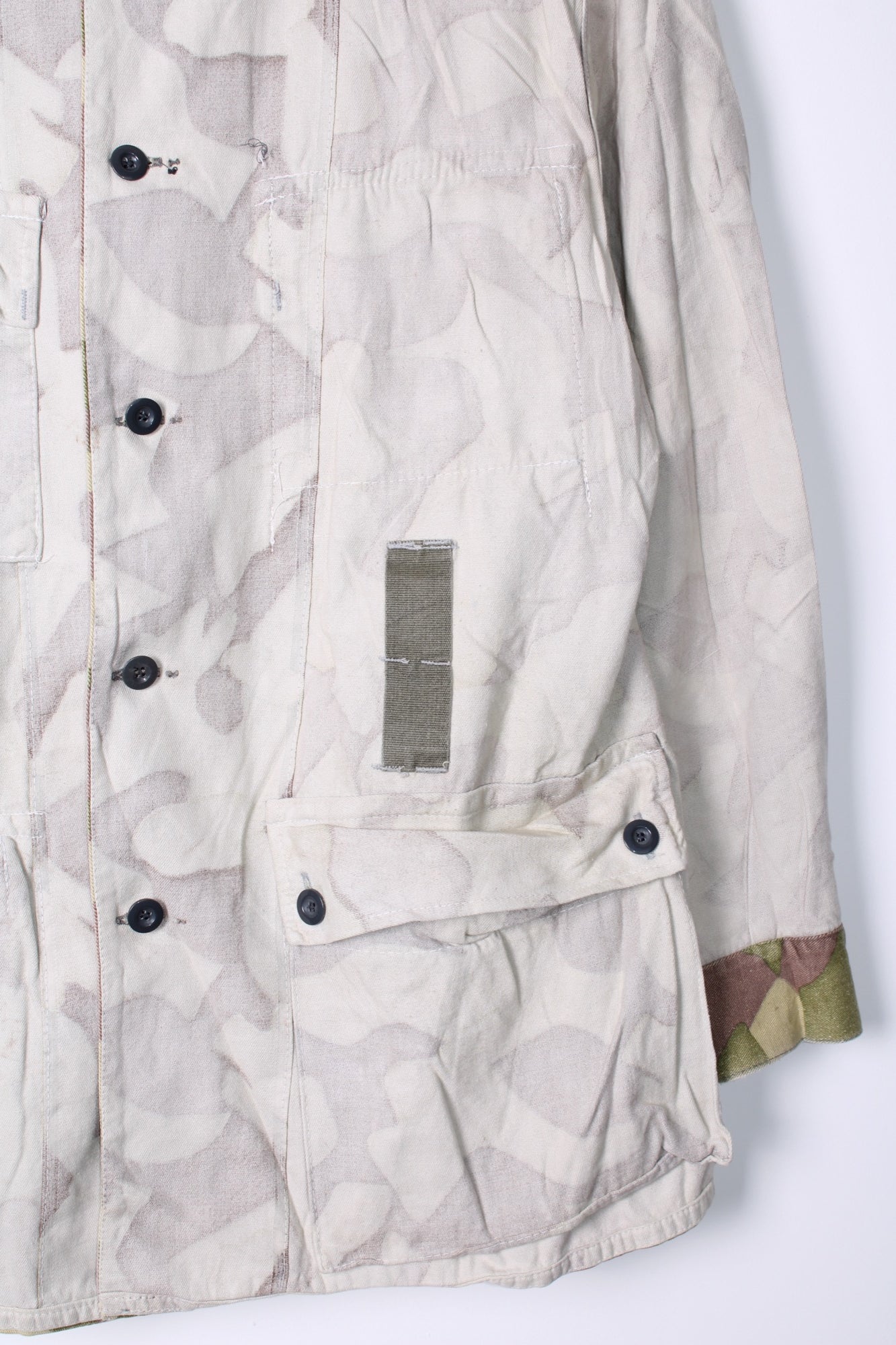 VINTAGE FINNISH ARMY M-62 REVERSIBLE FIELD JACKET - L