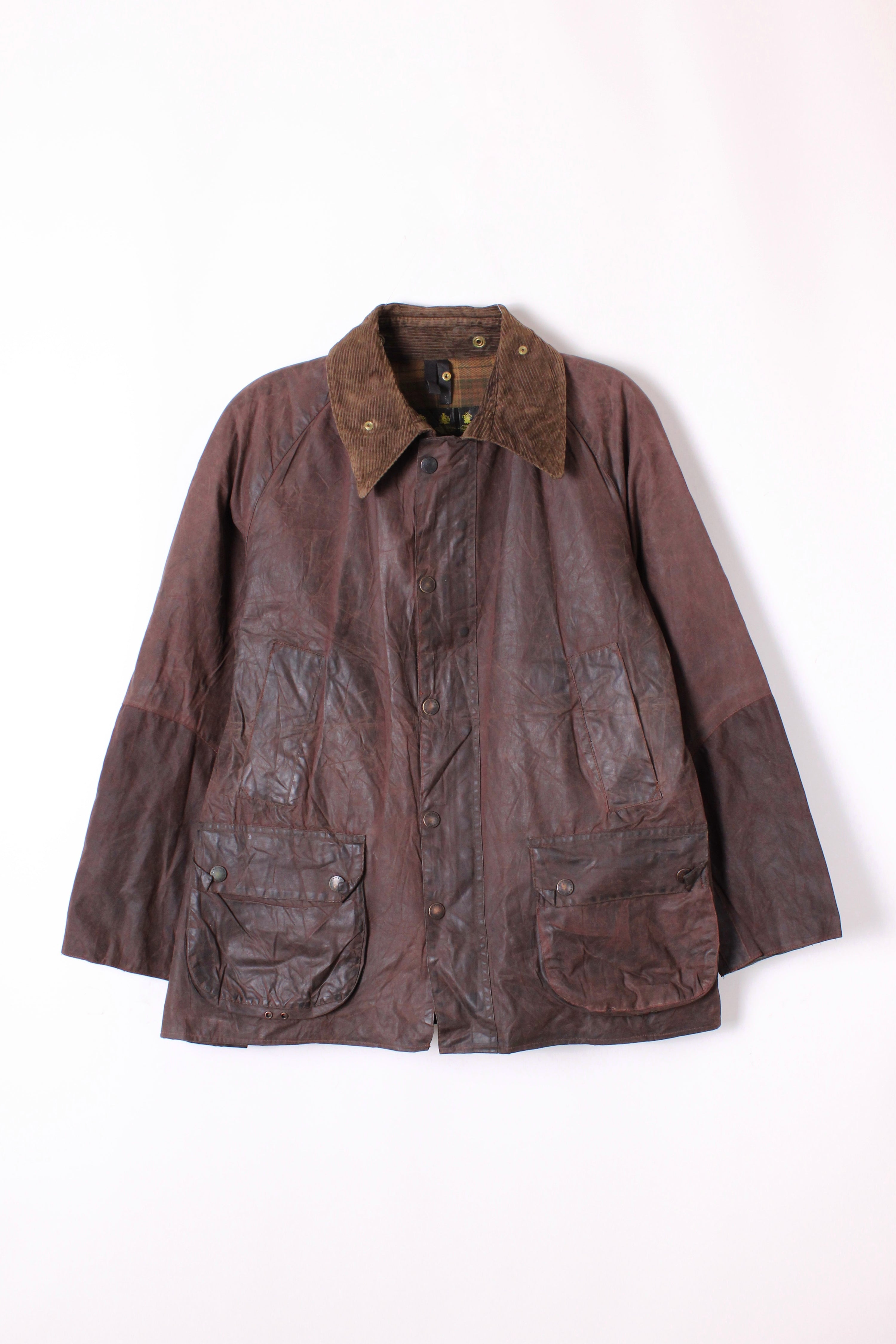 BARBOUR BEDALE WAXED JACKET RUSTIC BROWN - M/L
