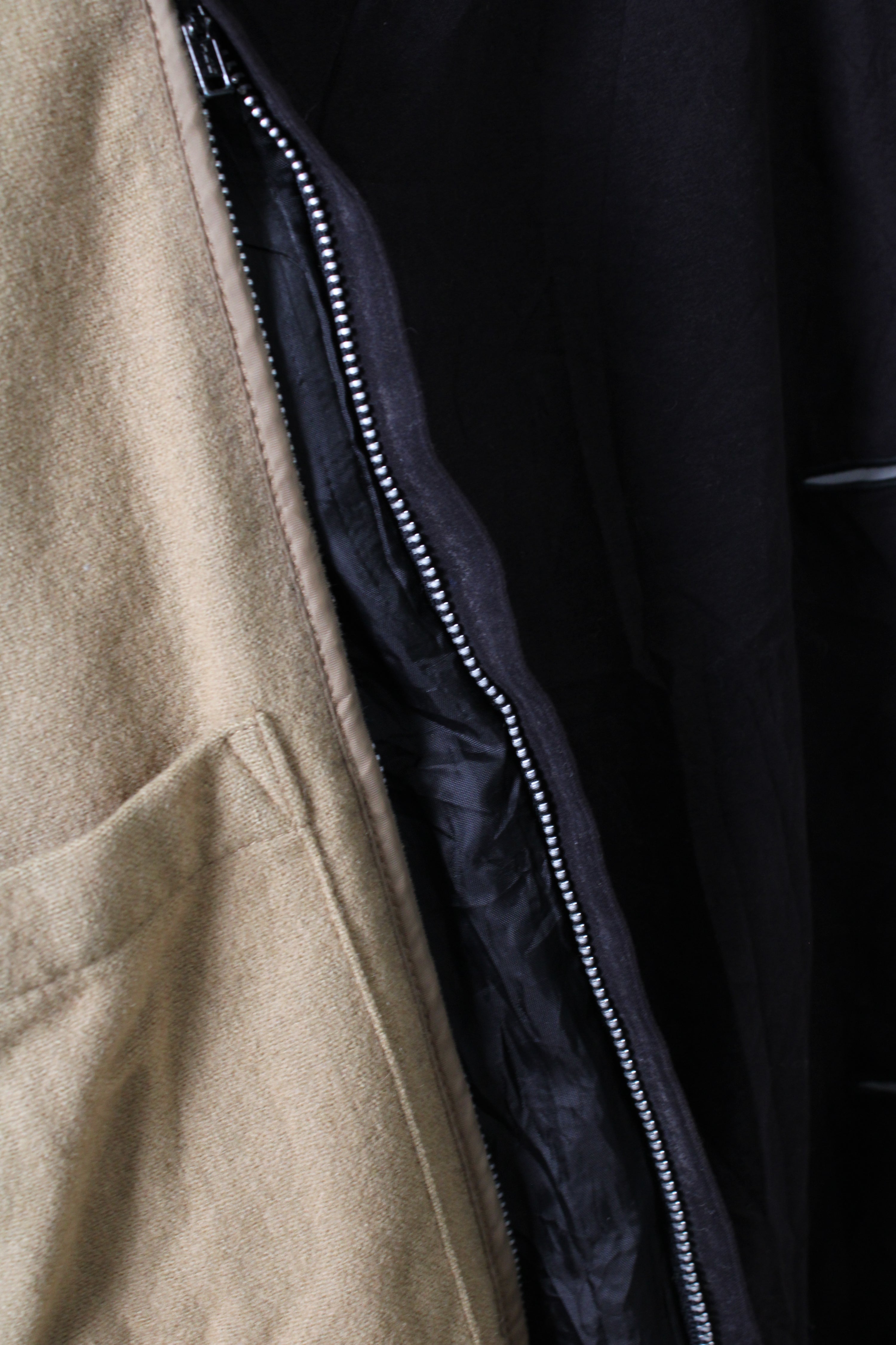 VINTAGE RALPH LAUREN TRENCH COAT BLACK - L/XL